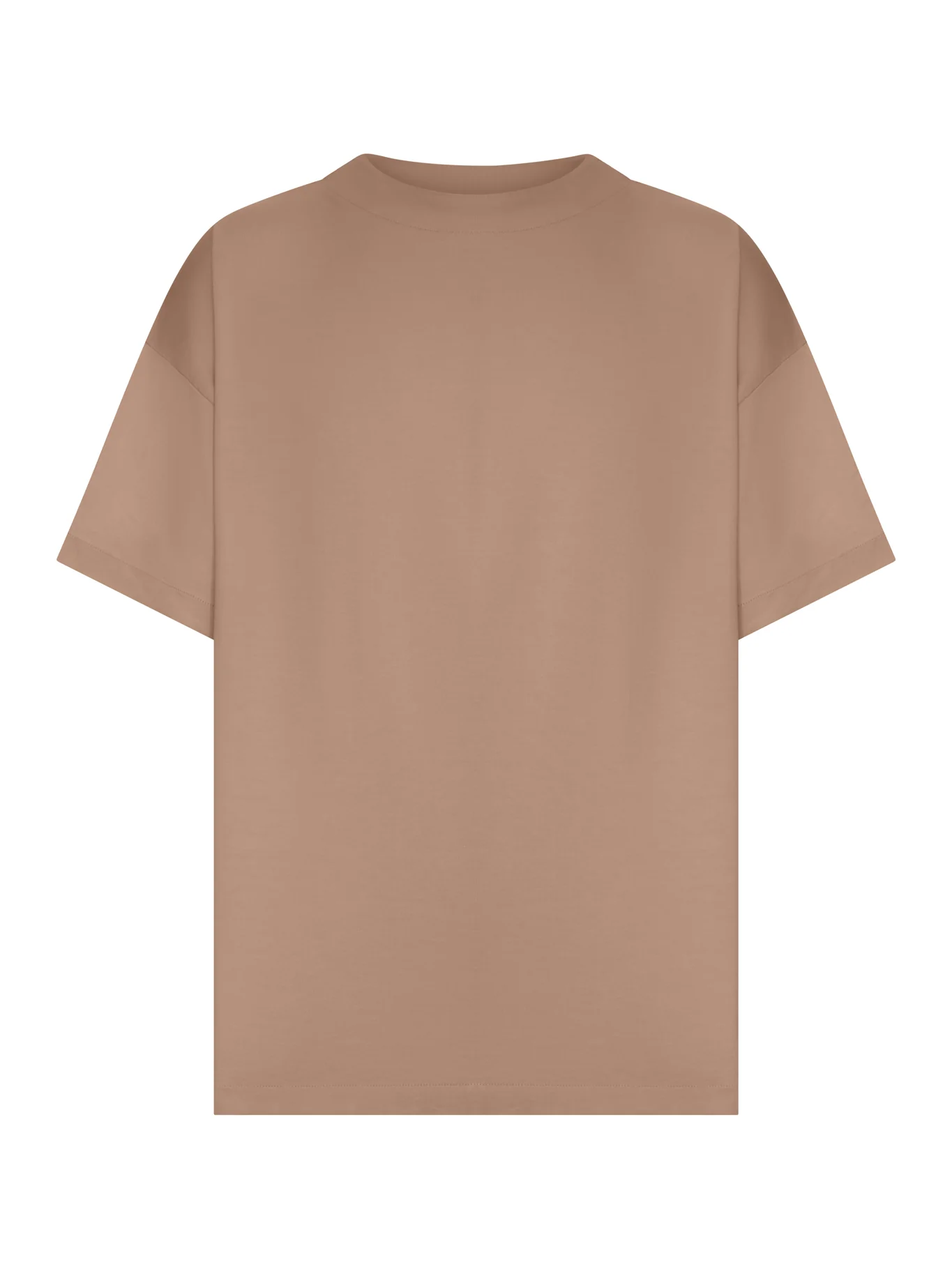 OVERSIZED CREW-NECK T-SHIRT IN COTTON BLEND