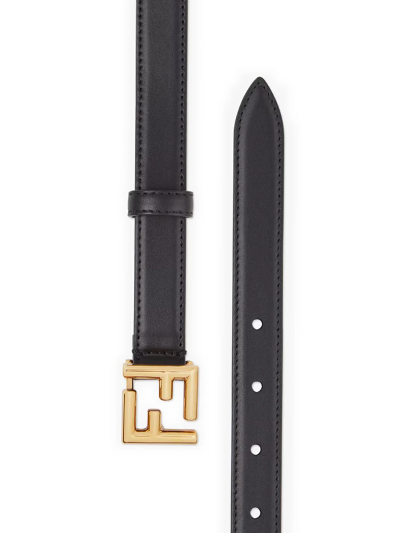 FF BLACK LEATHER BELT - Image 2