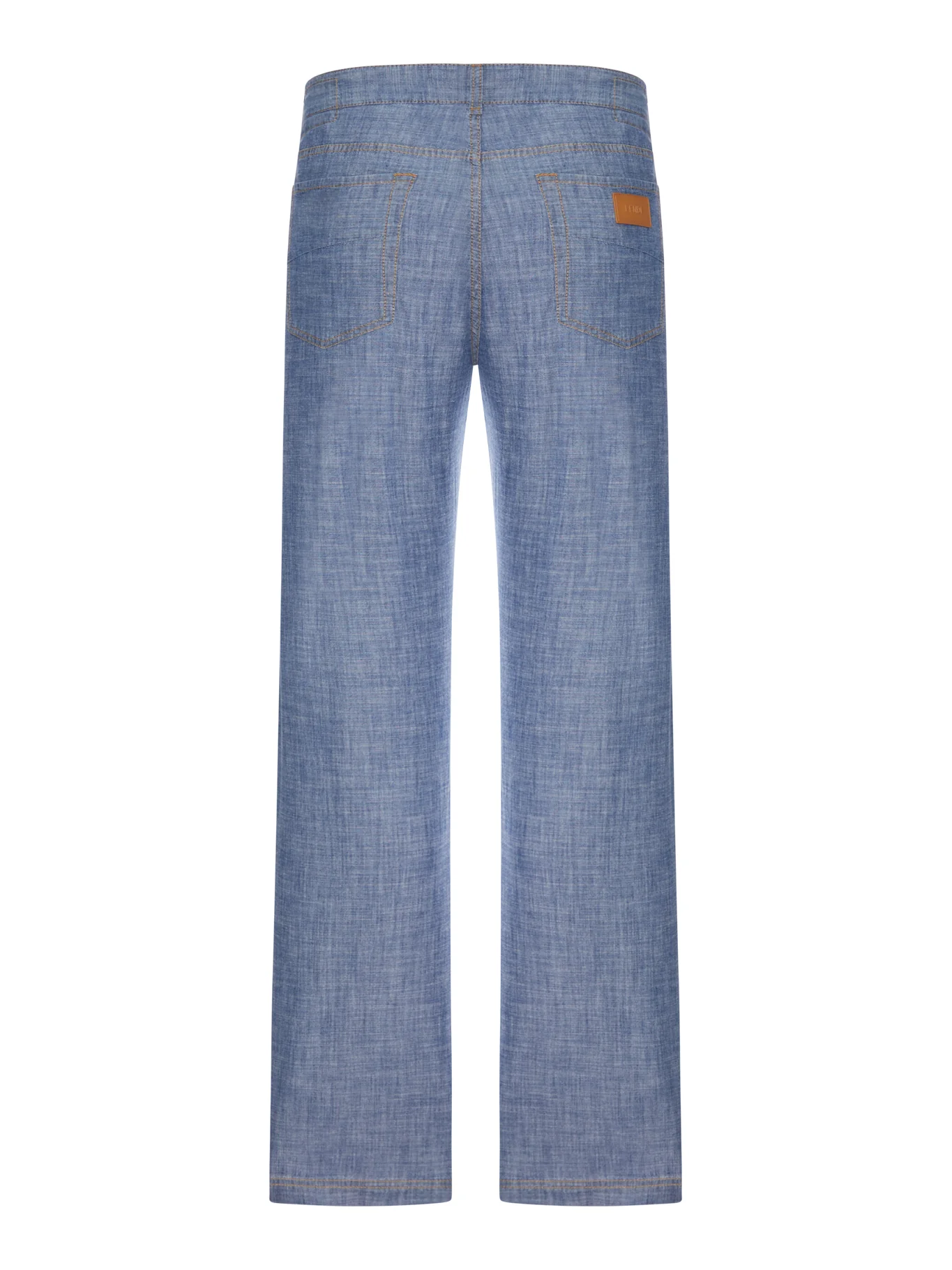 BLUE CHAMBRAY DENIM PANTS - Image 2