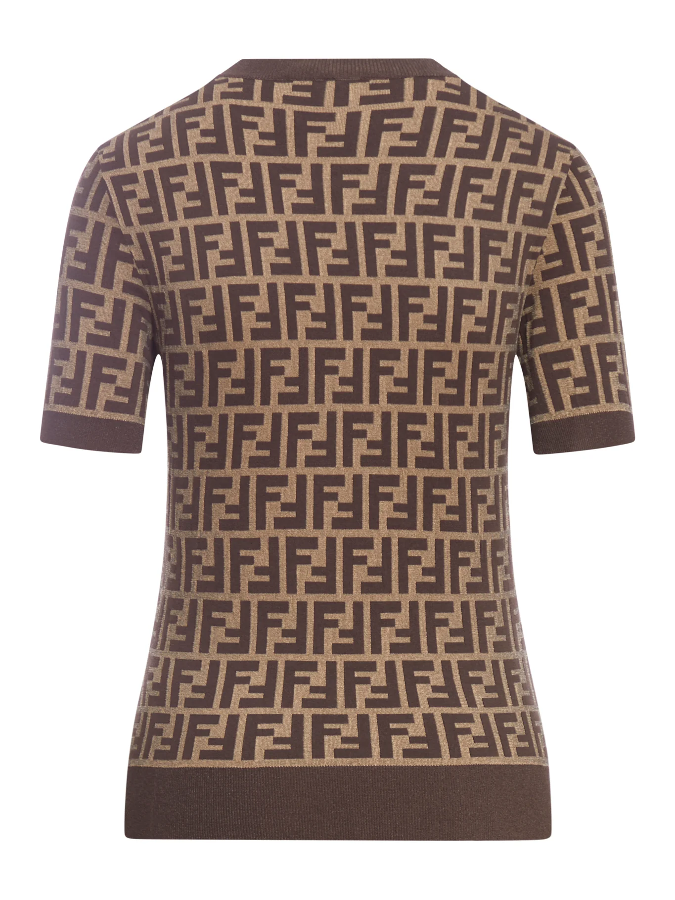 BROWN FF COTTON SWEATER - Image 5