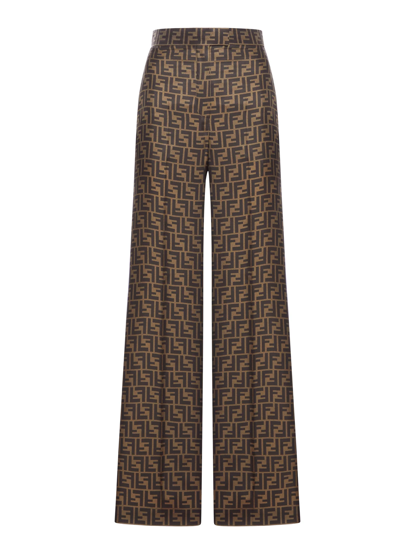 BROWN FF TWILL TROUSERS