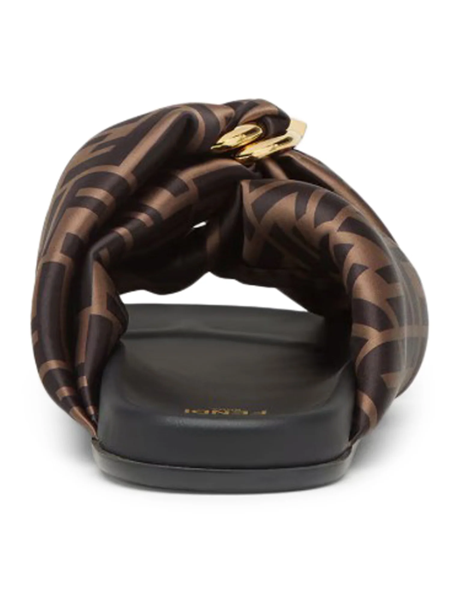 FENDI FEEL SANDALS IN SATIN FF - Image 3
