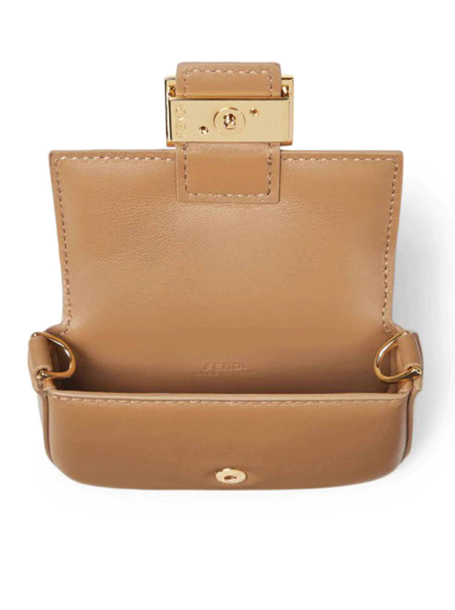 NANO BAGUETTE CHARM IN BEIGE NAPPA - Image 5