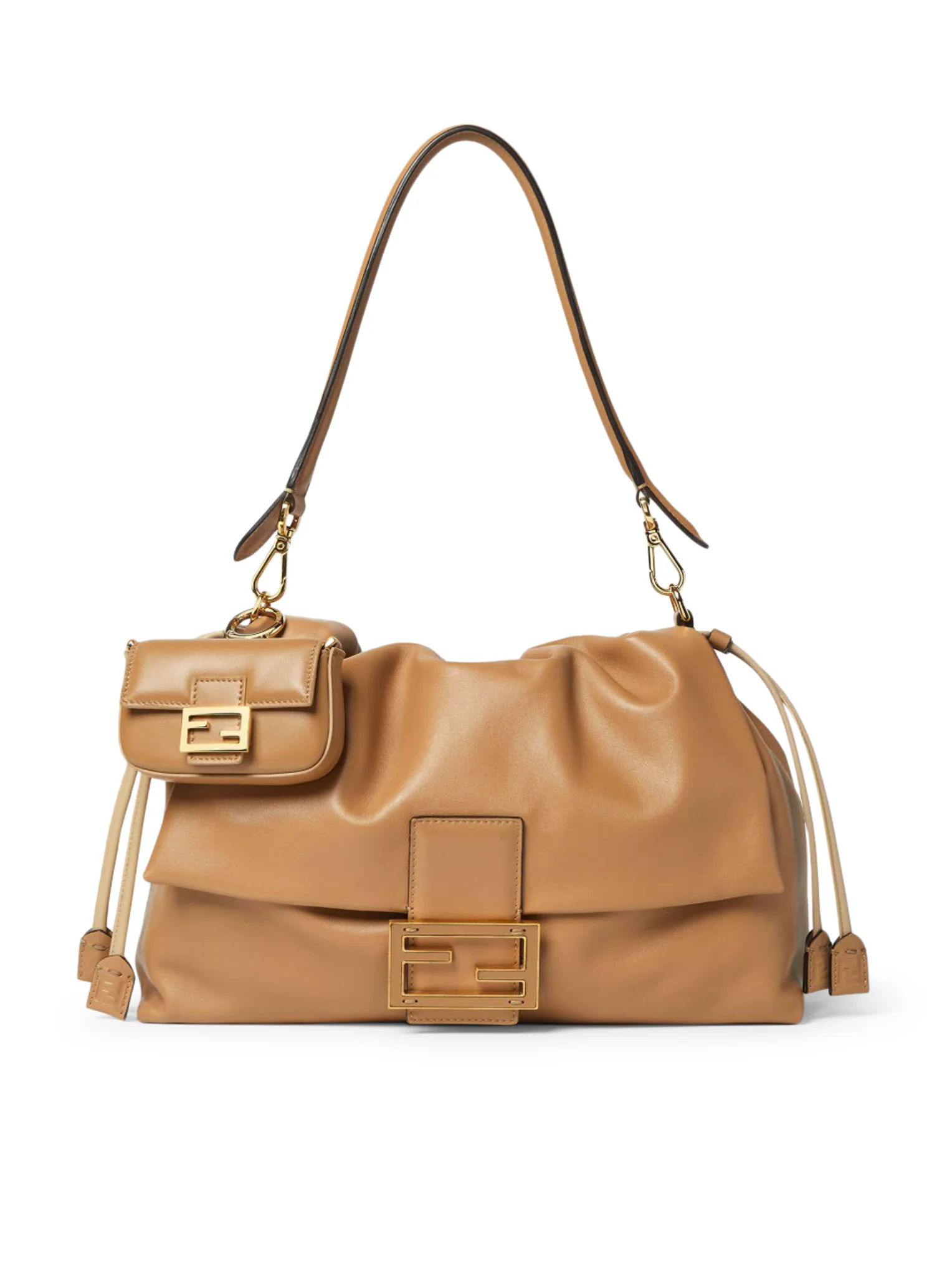 NANO BAGUETTE CHARM IN BEIGE NAPPA - Image 6