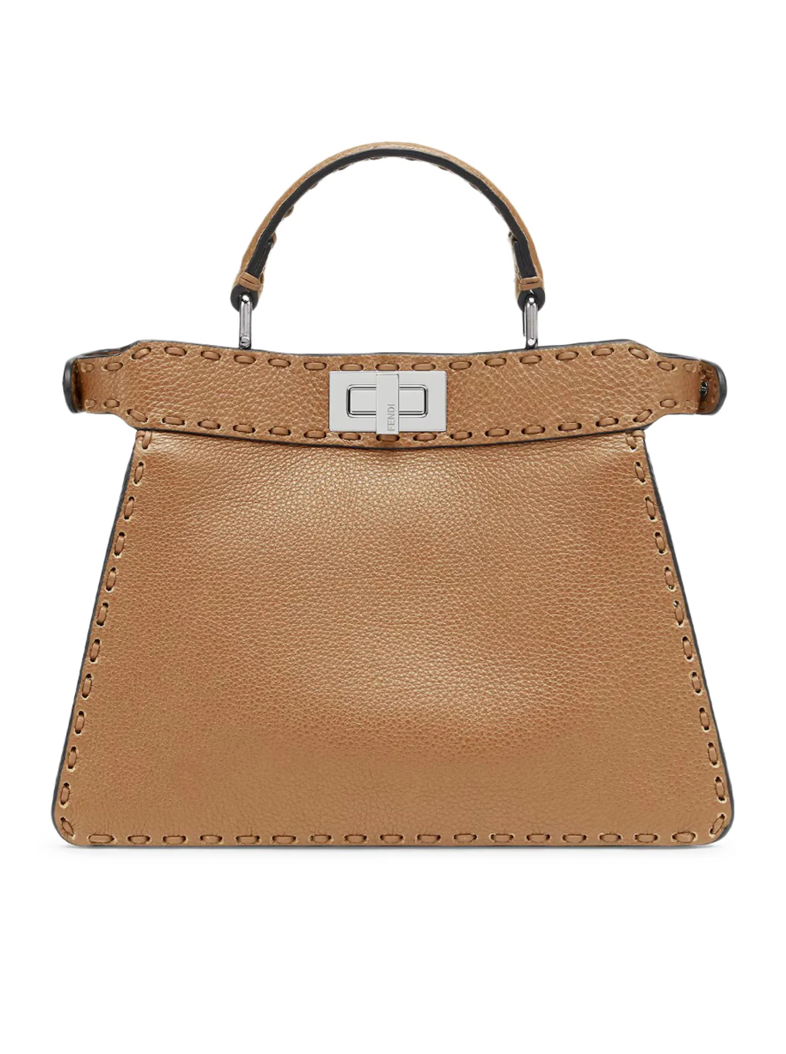 PEEKABOO ISEEU SMALL SADDLERY BAG CAPPUCCINO COLOR - Image 3