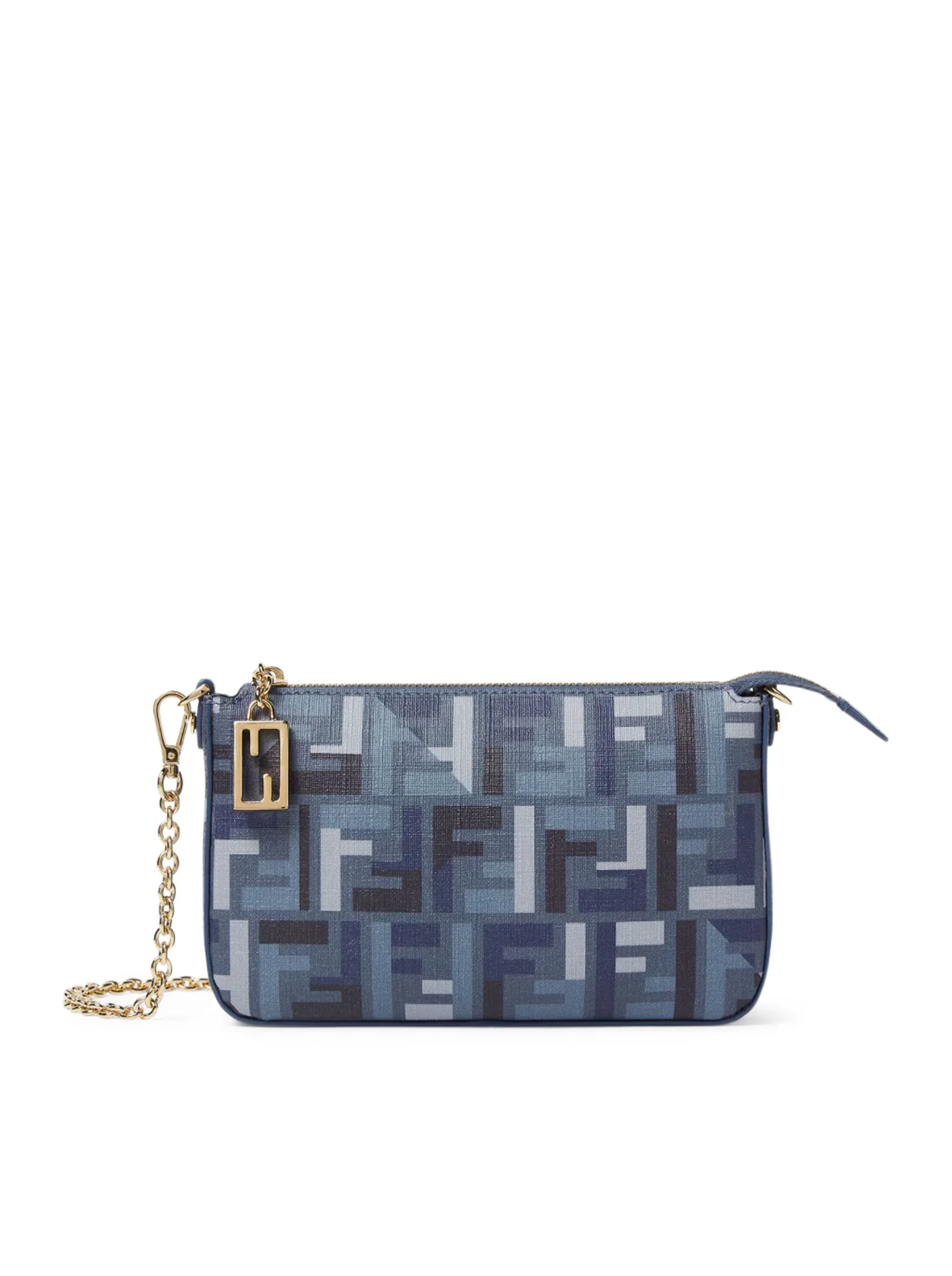 POUCH WITH FABRIC CHAIN