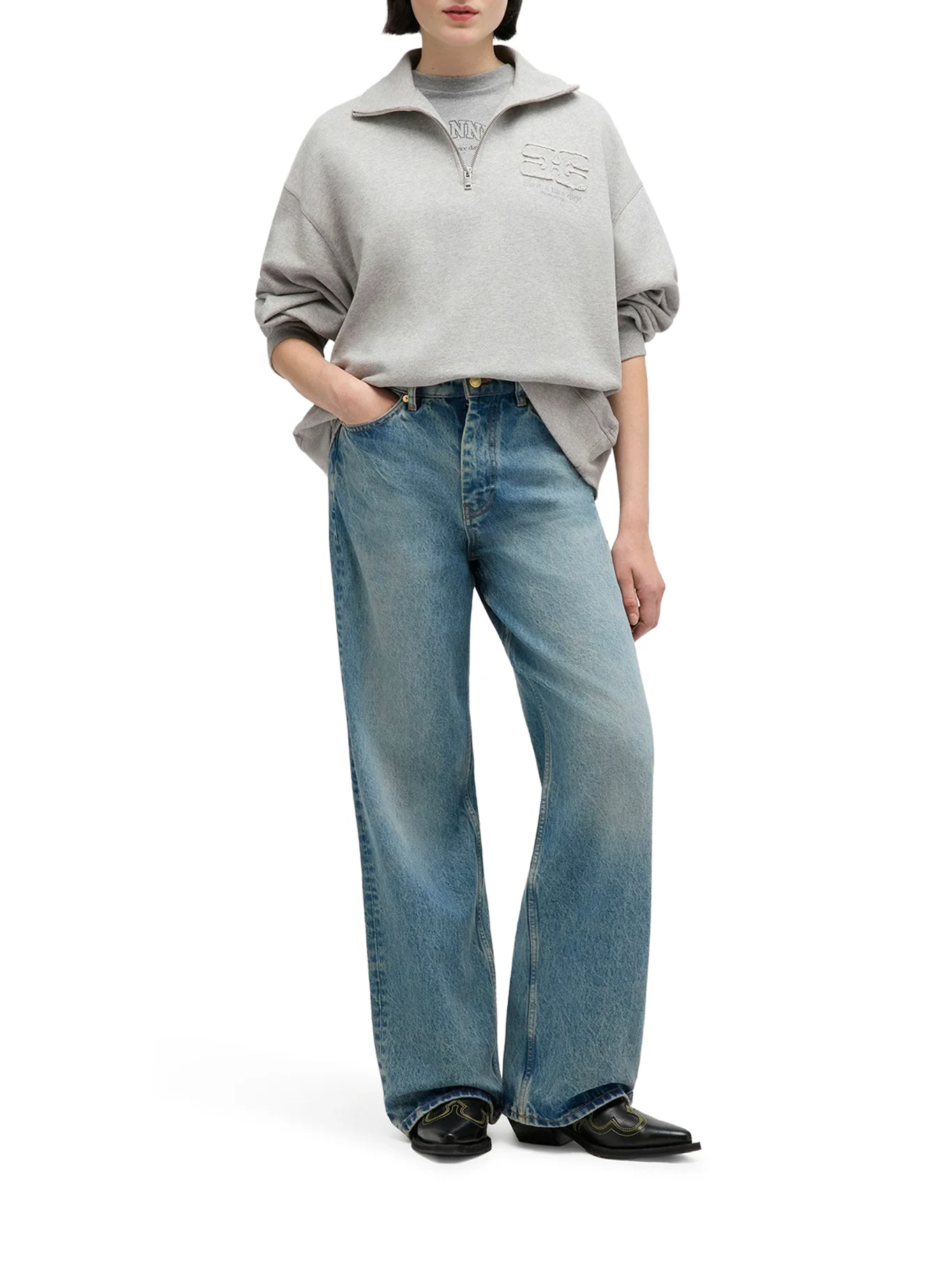 IZEY JEANS IN RIGID DENIM - Image 2