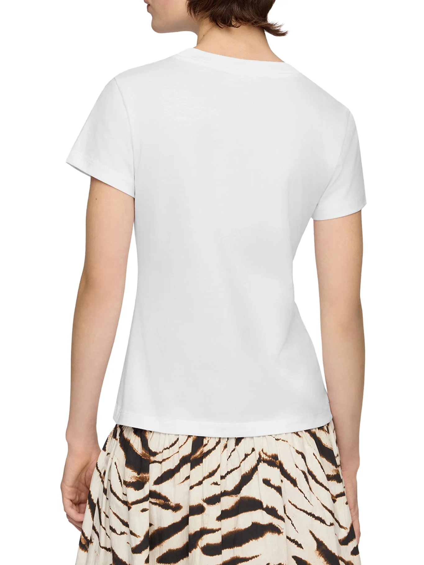 ORGANIC COTTON T-SHIRT WITH FRONT PRINT - Image 4