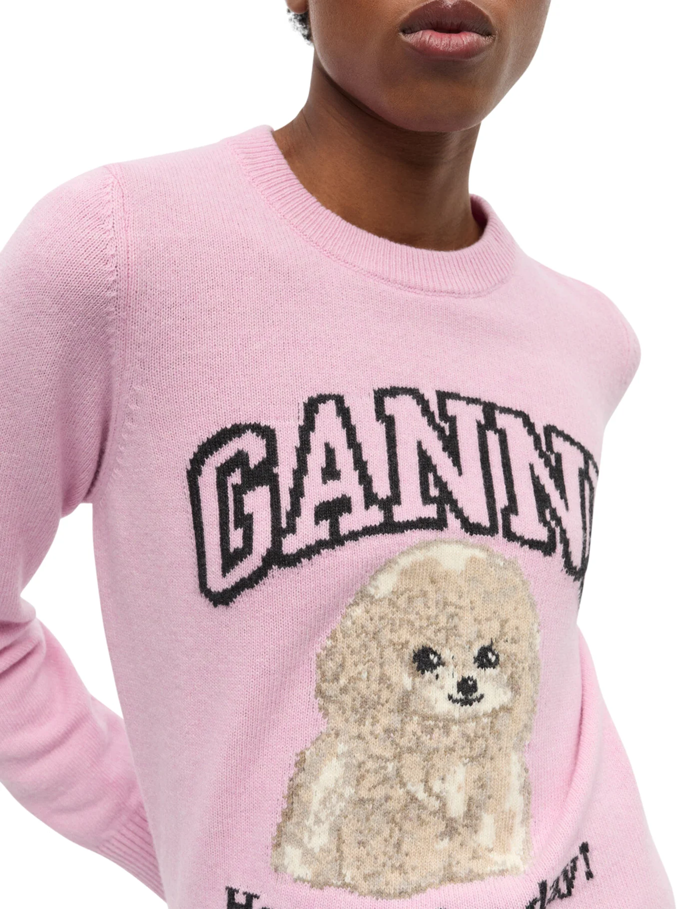 WOOL SWEATER WITH PRINT - Image 4
