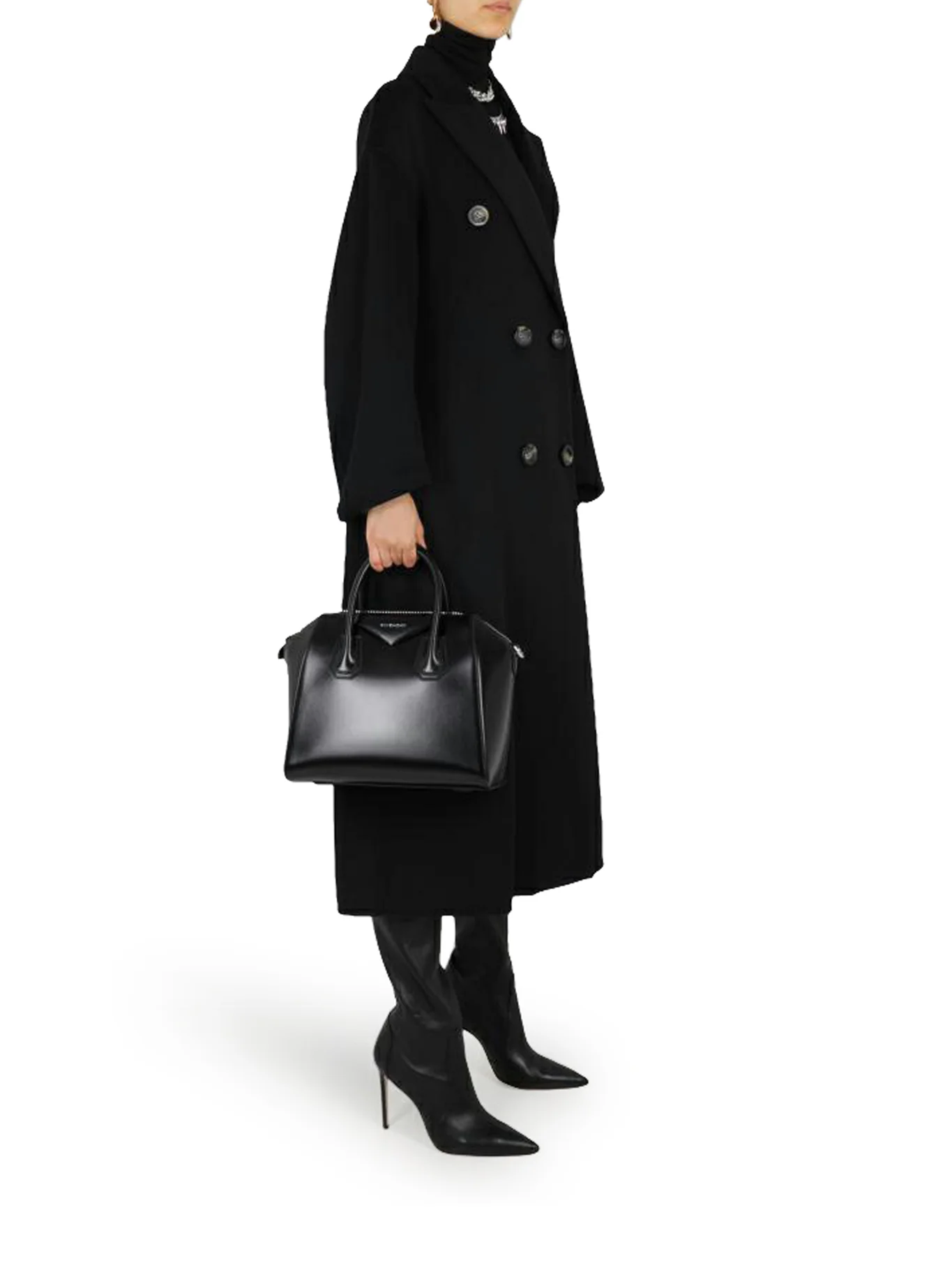 SMALL ANTIGONA HANDBAG IN BOX LEATHER - Image 2