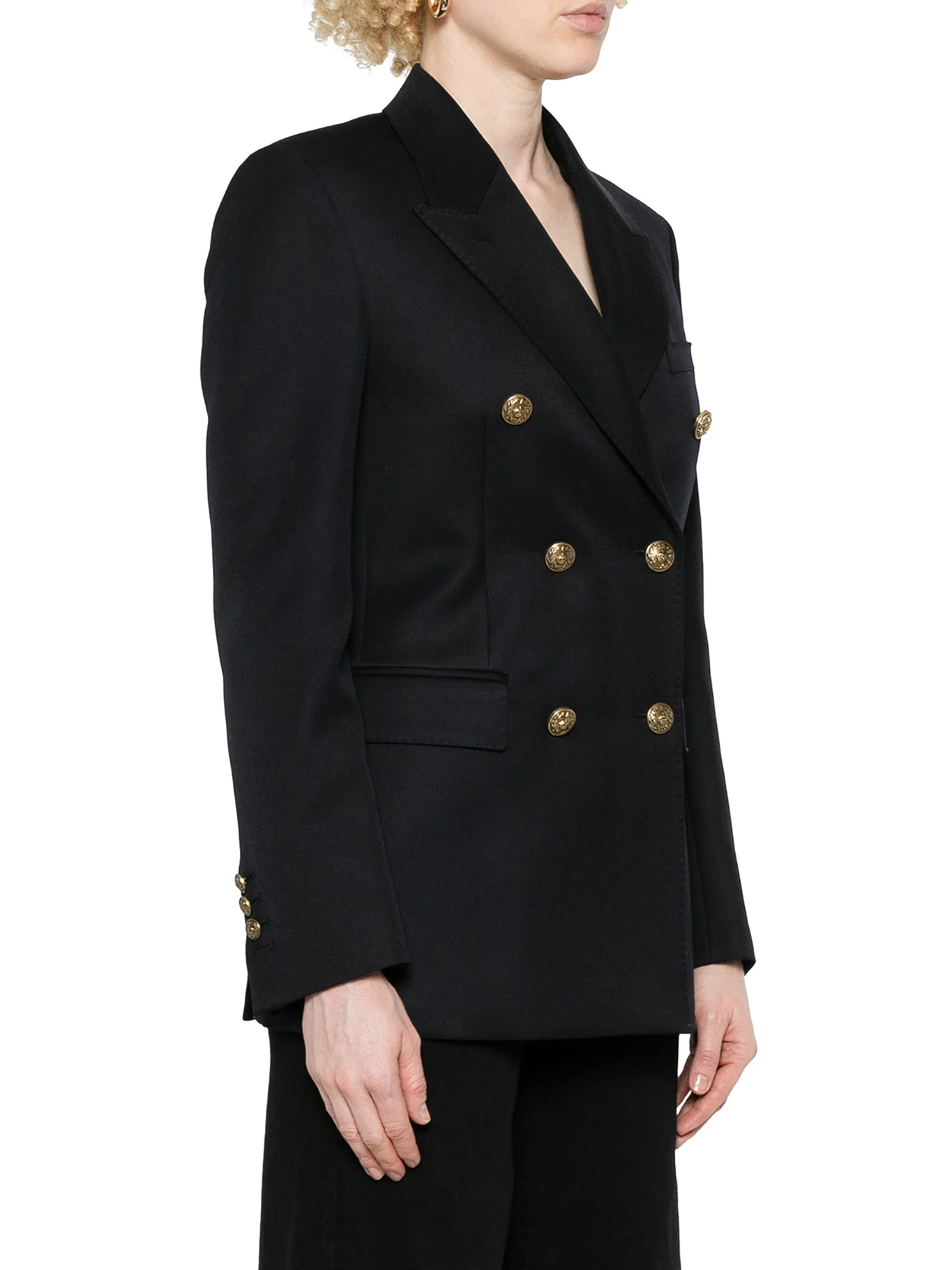 DOUBLE BREASTED BLAZER IN WOOL BLEND - Image 3