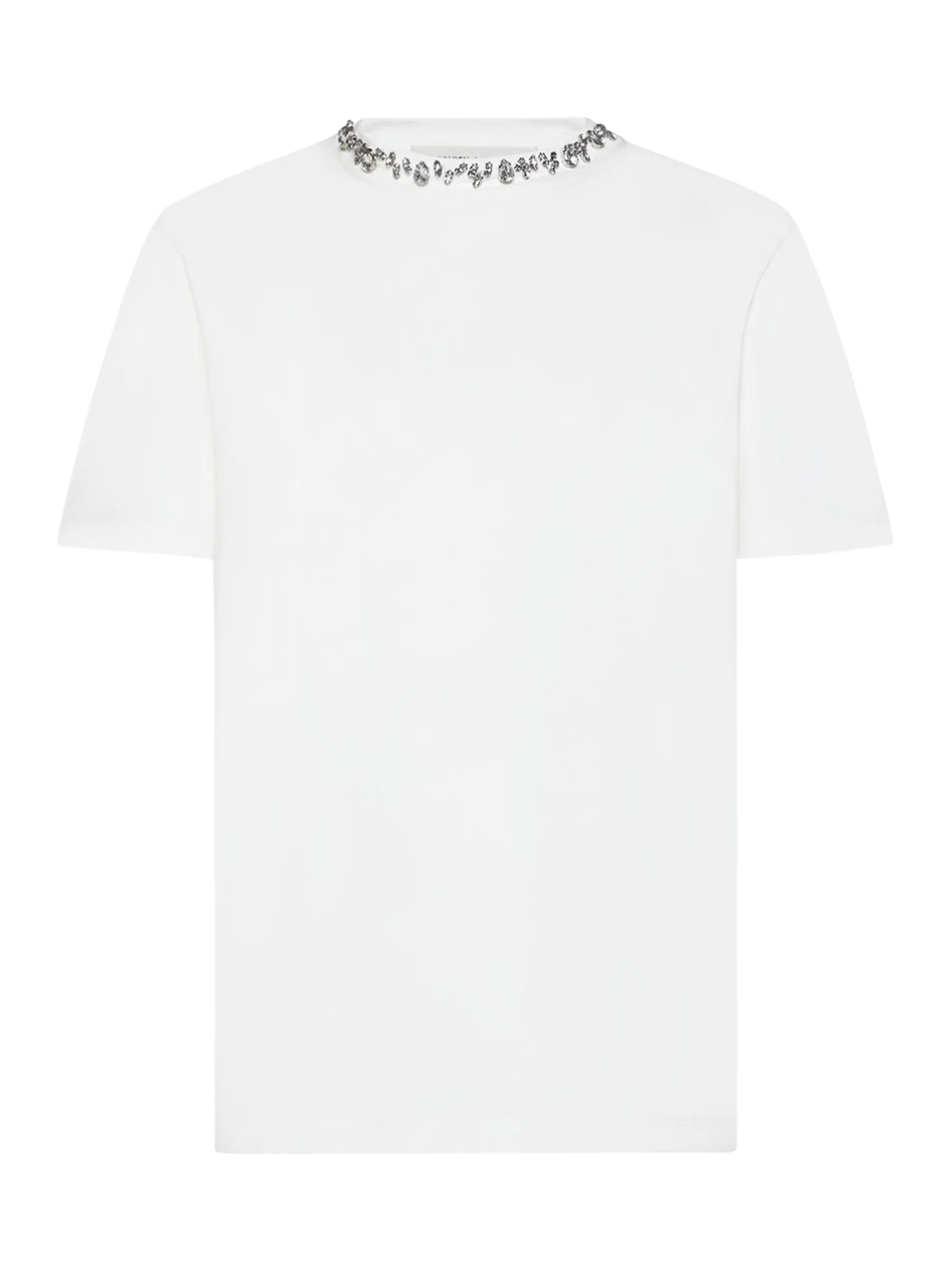 COTTON T-SHIRT WITH CRYSTALS