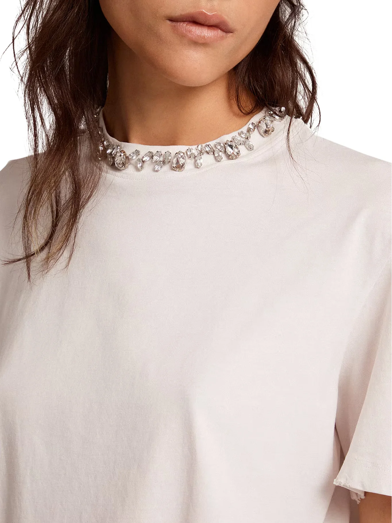 COTTON T-SHIRT WITH CRYSTALS - Image 4