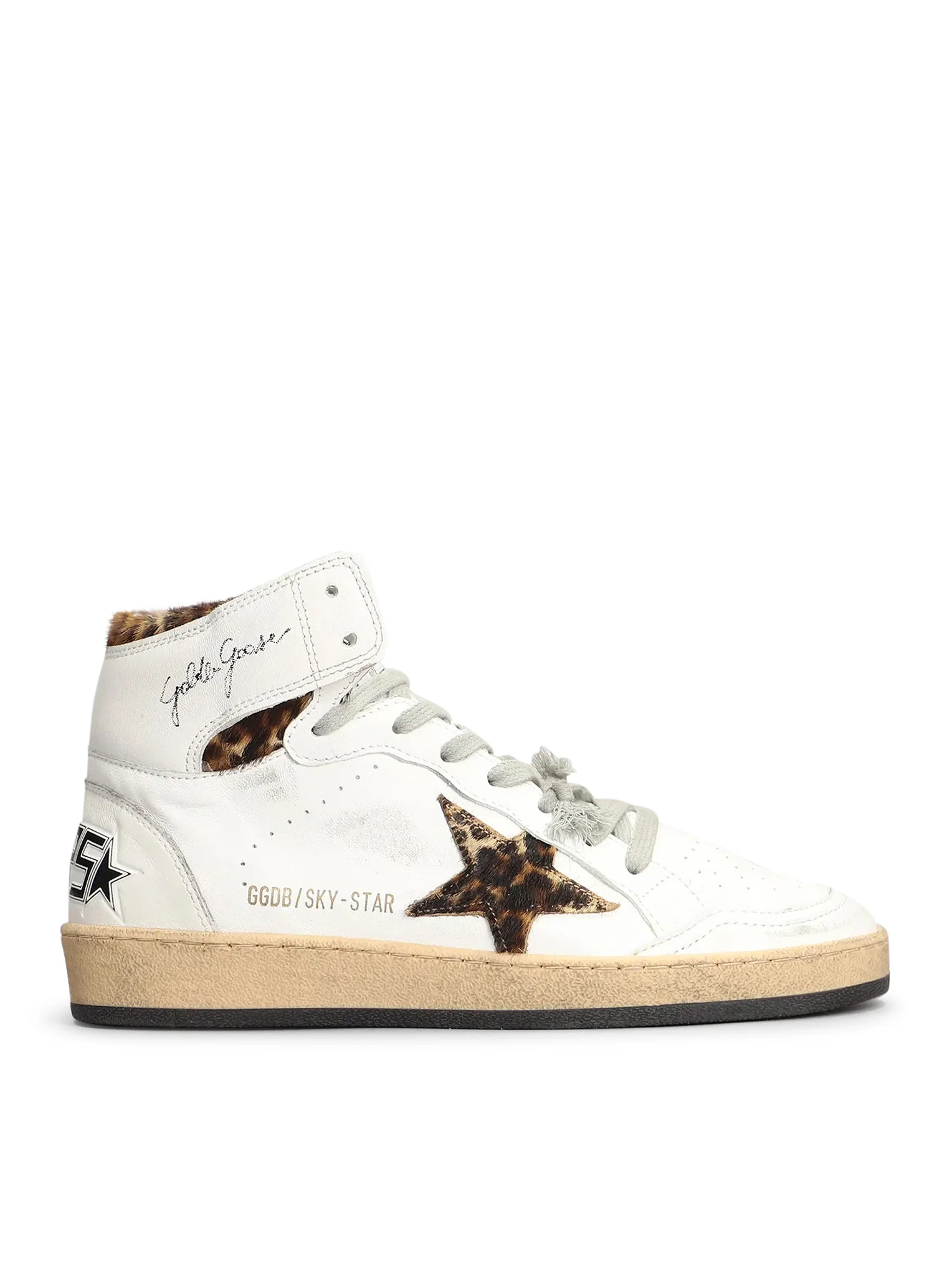 SKY-STAR SNEAKERS WITH LEO PONYSKIN INSERTS