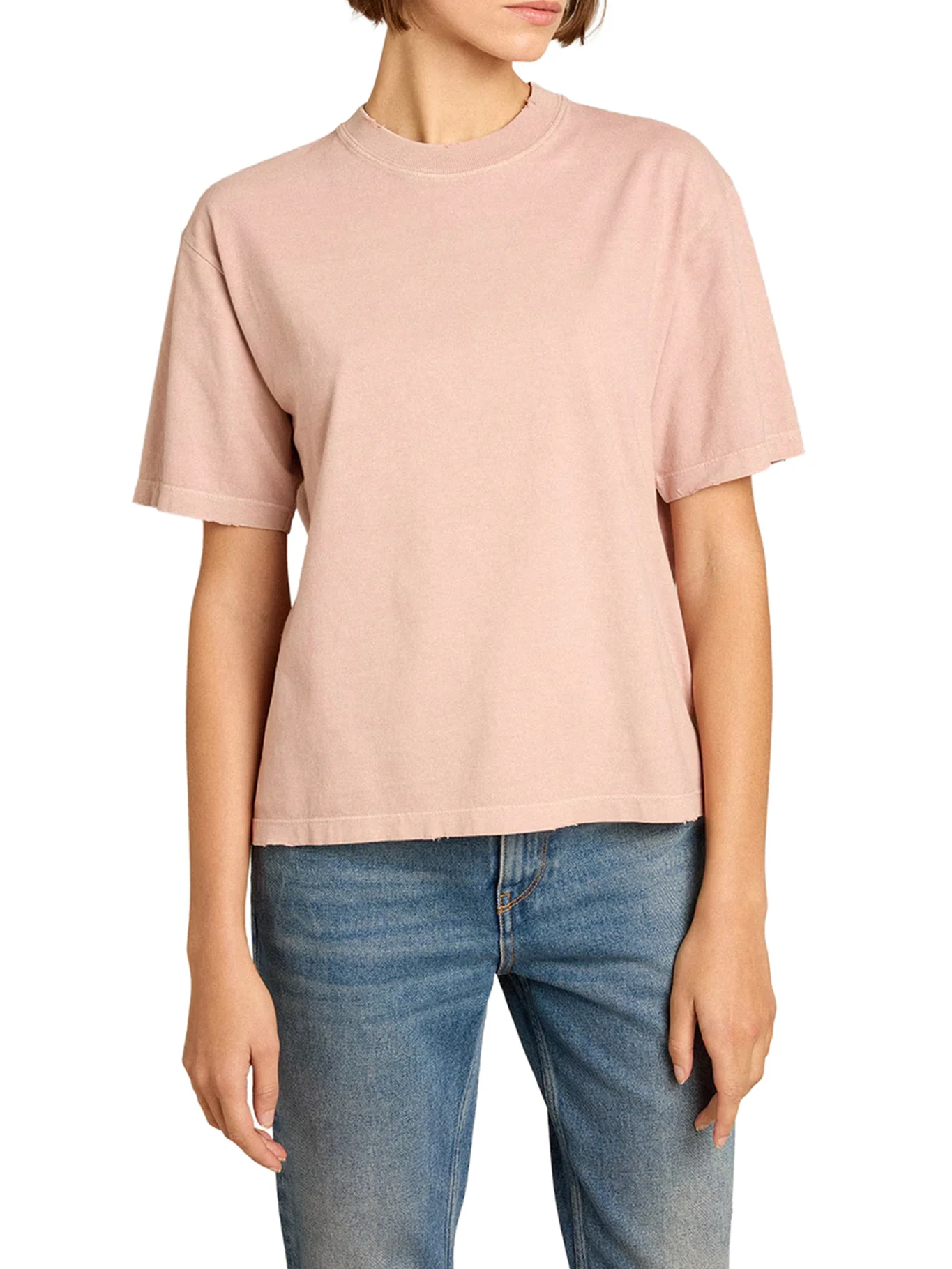 T-SHIRT WITH REVERSE LOGO ON THE BACK - Image 2