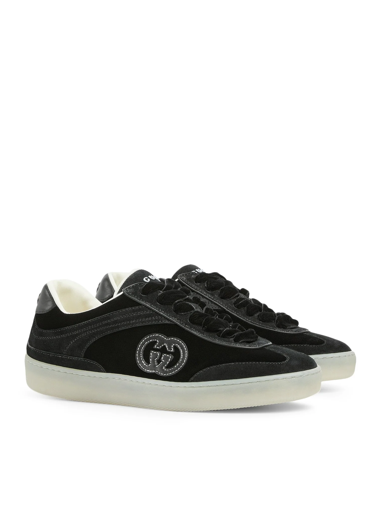BLACK VELVET SNEAKERS - Image 3