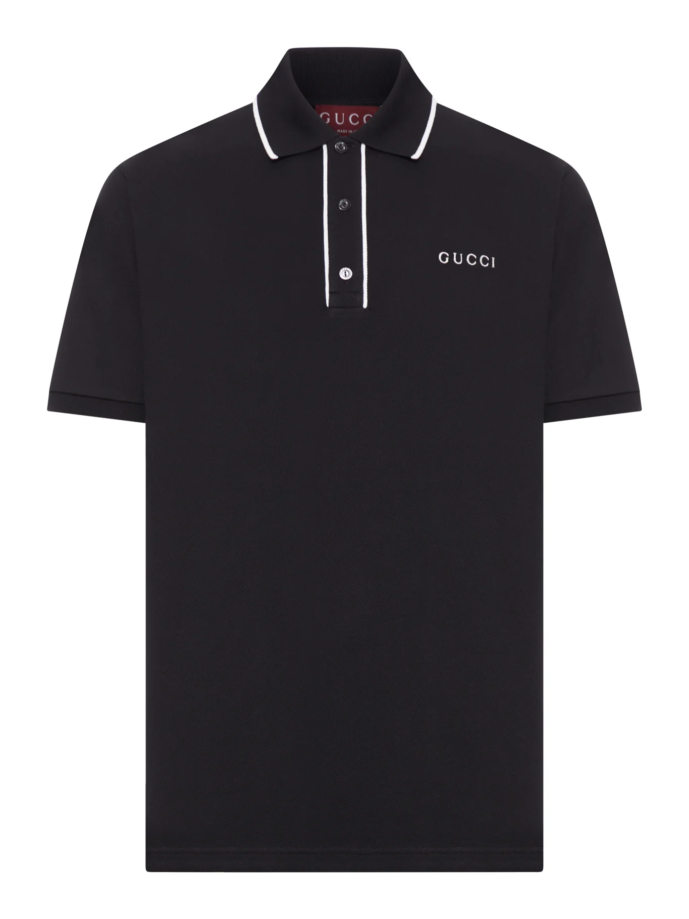 COTTON PIQUET POLO WITH EMBROIDERY