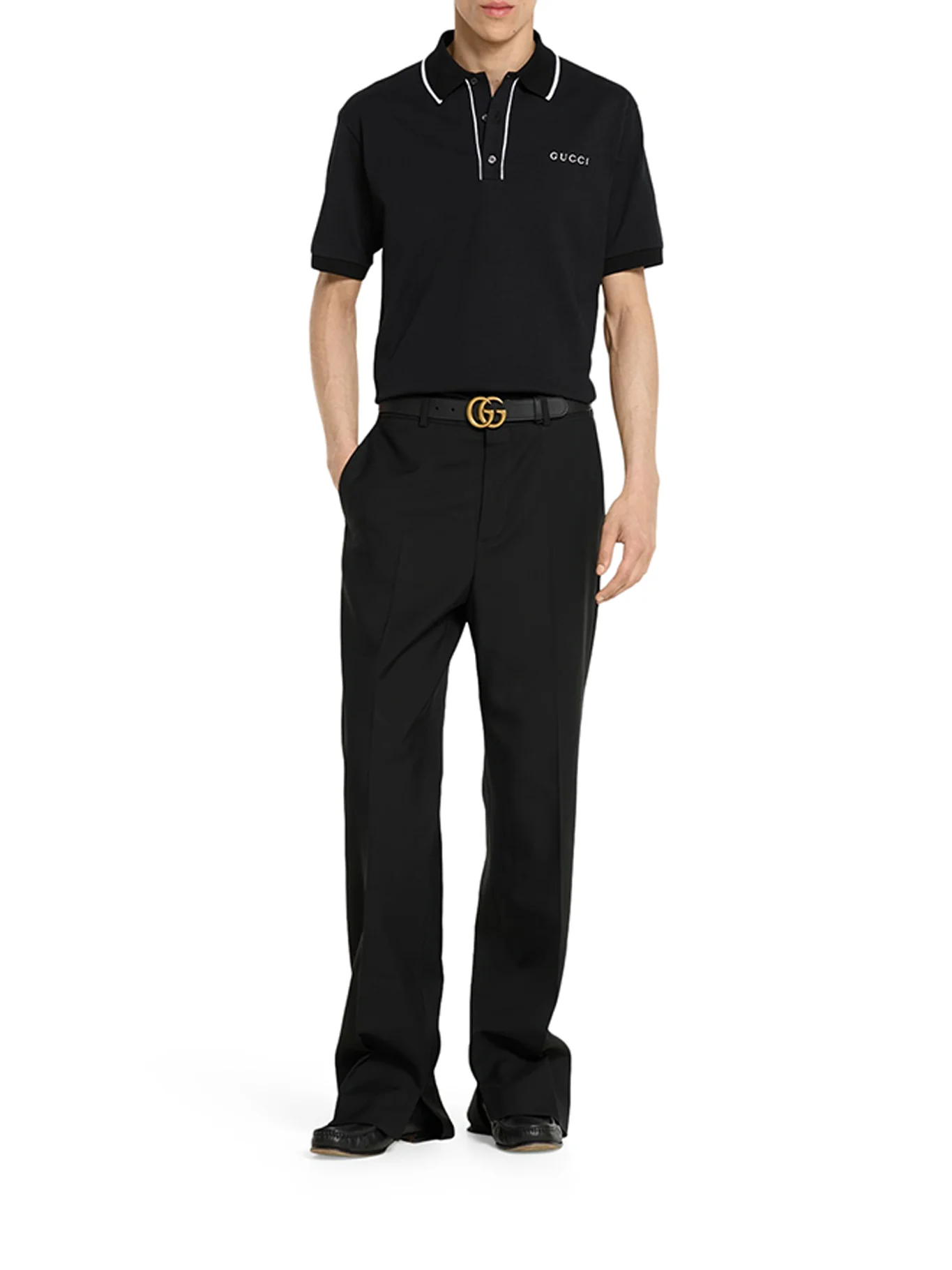 COTTON PIQUET POLO WITH EMBROIDERY - Image 2