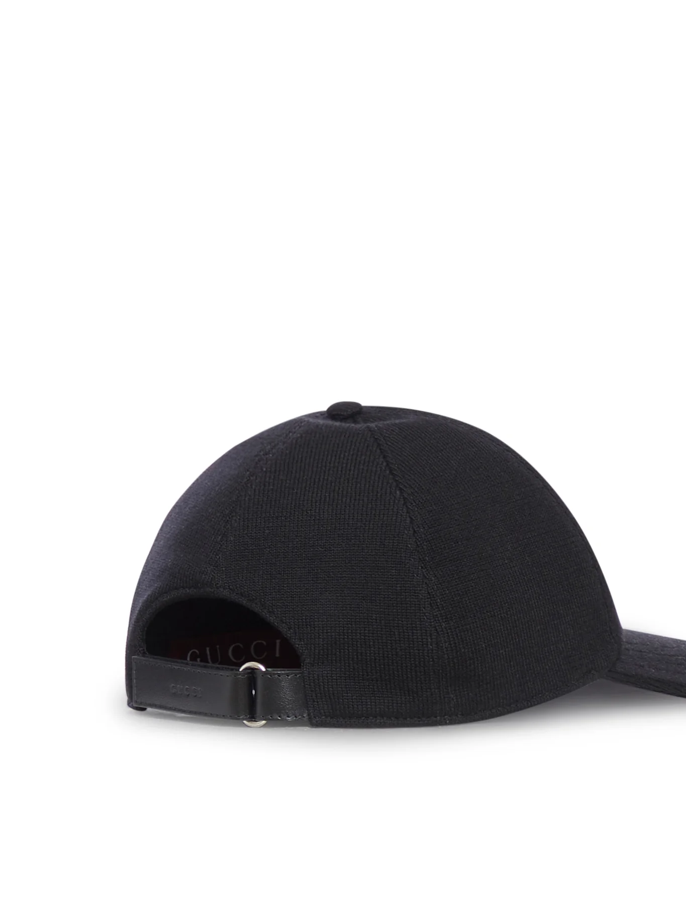EMBROIDERED WOOL BASEBALL CAP - Image 3