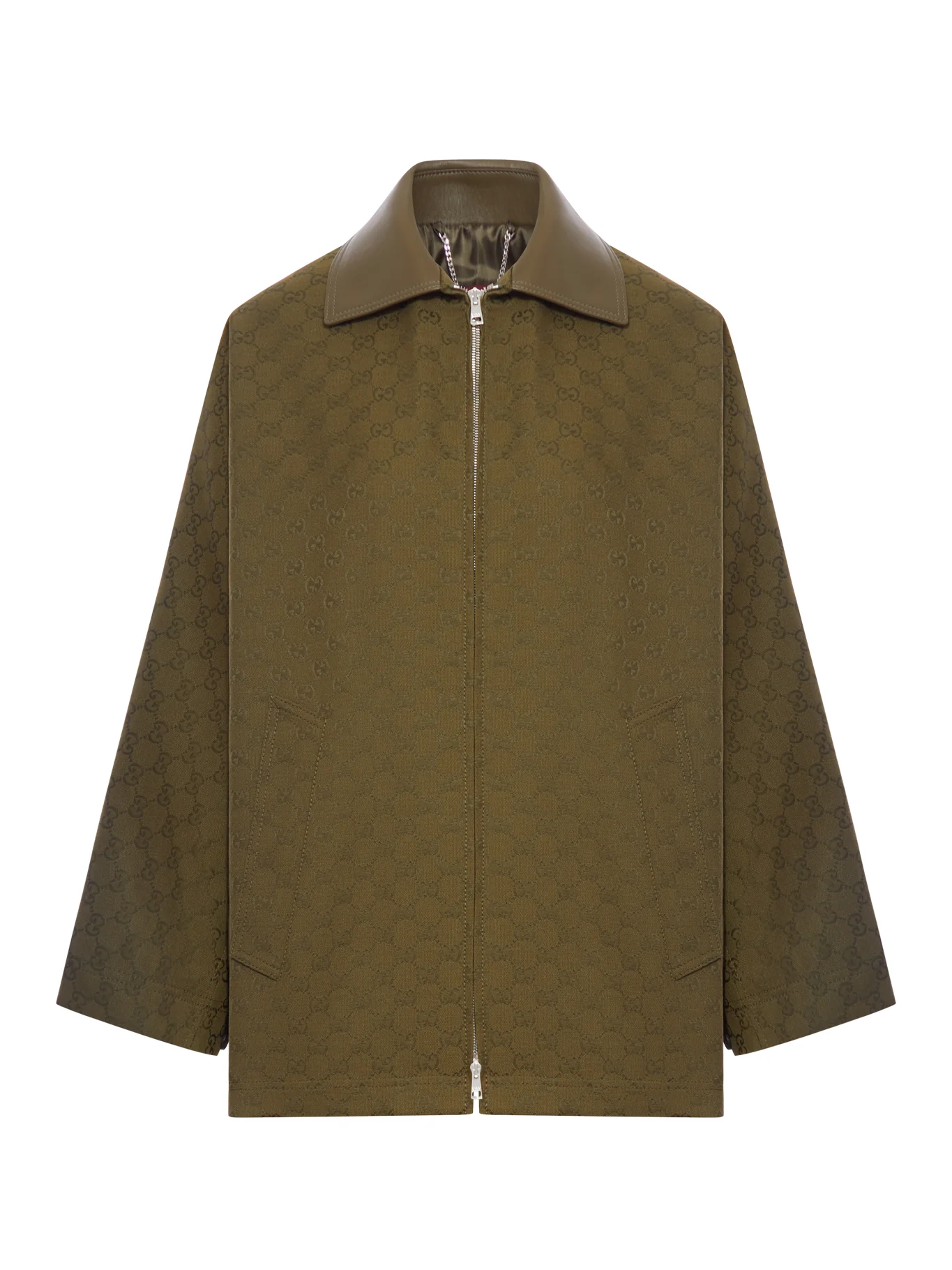 GG FABRIC ZIP-UP JACKET