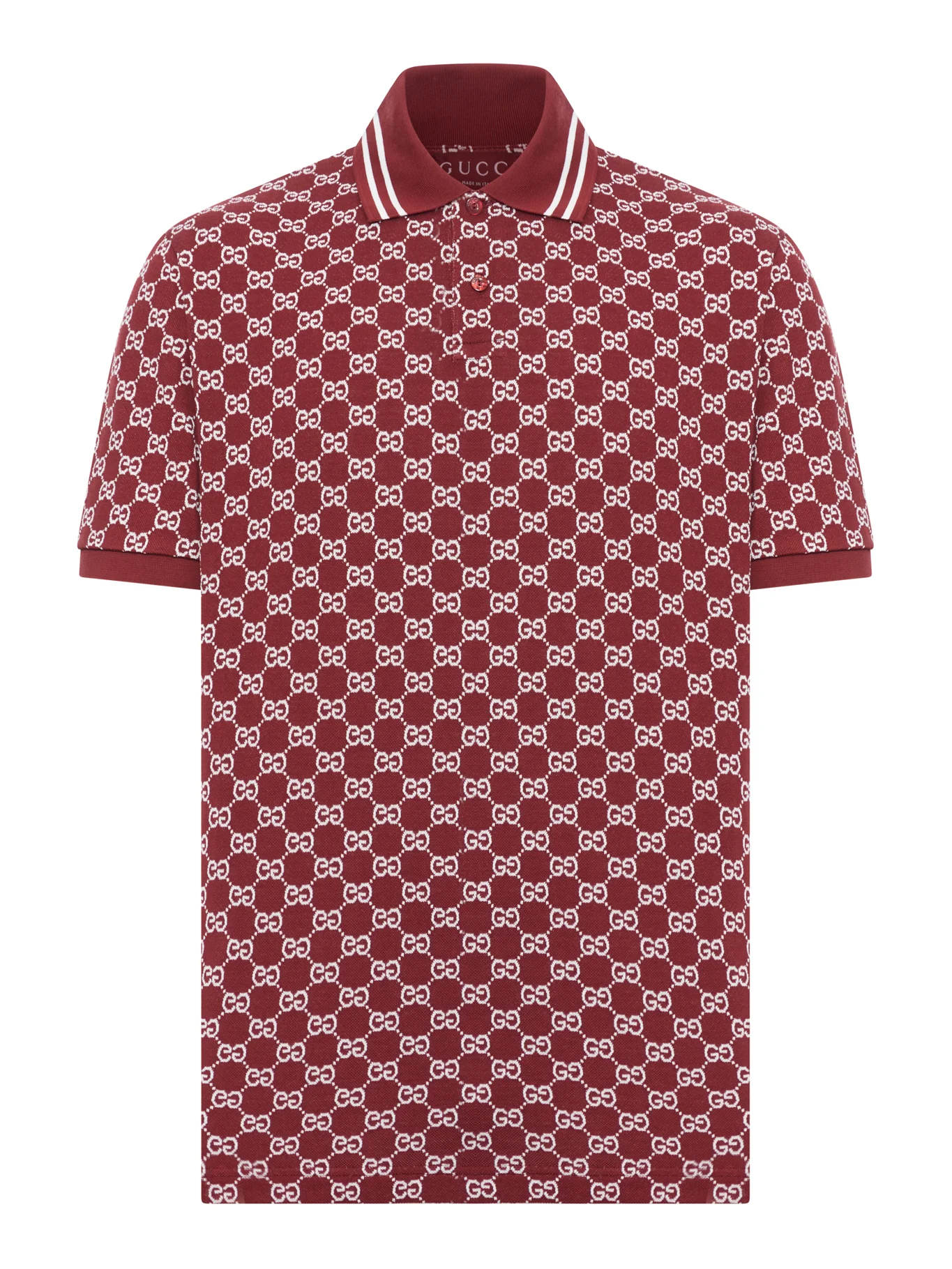 GG JACQUARD COTTON PIQUET POLO