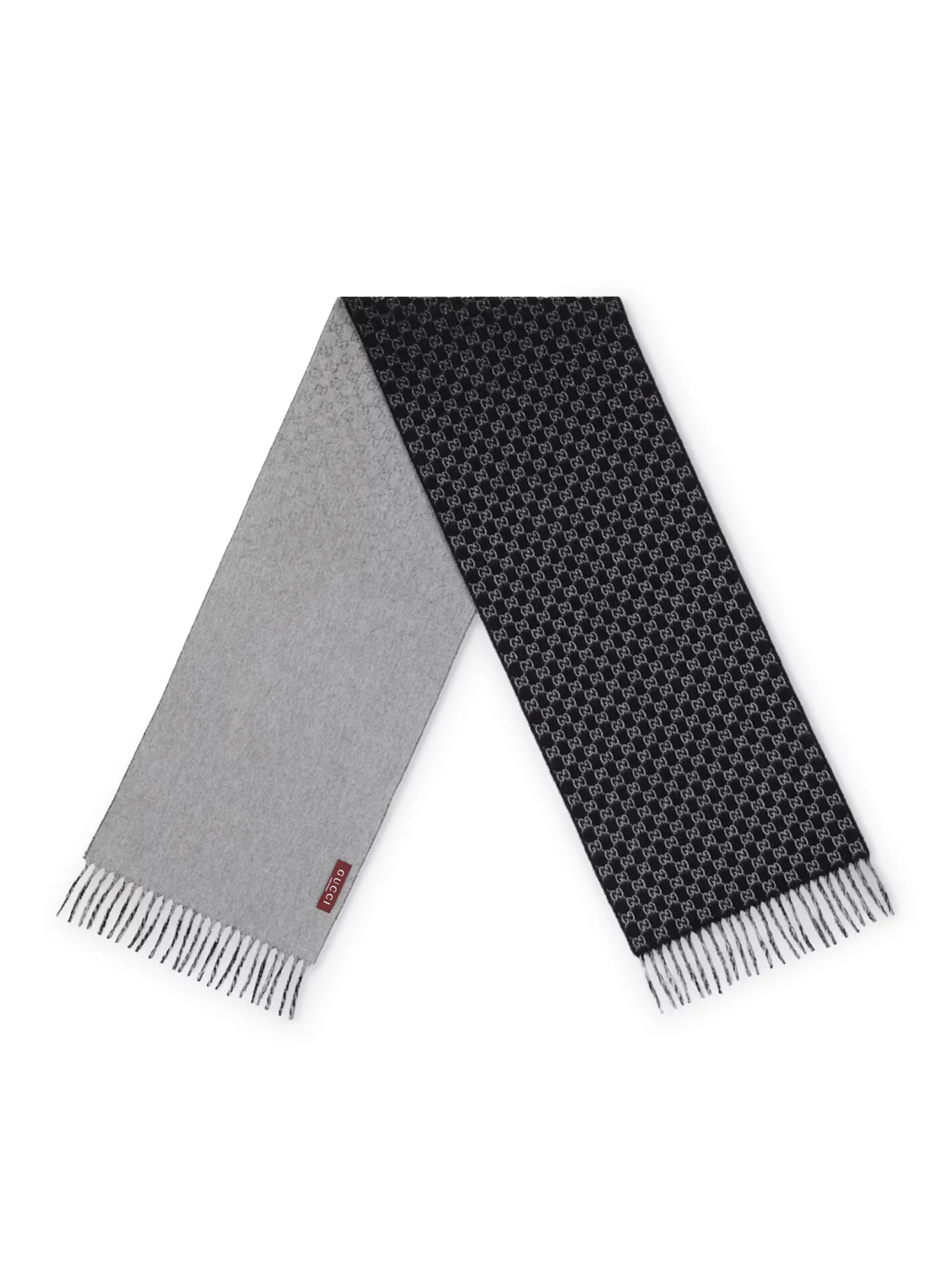 GG WOOL AND CASHMERE SCARF - Image 4