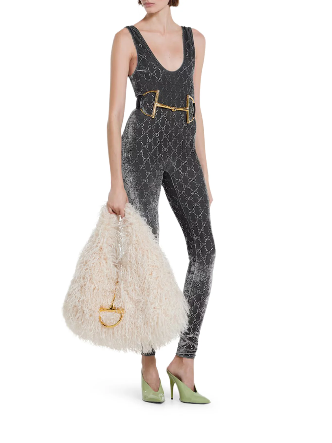 JUMPSUIT WITH GG CRYSTAL EMBROIDERY - Image 4
