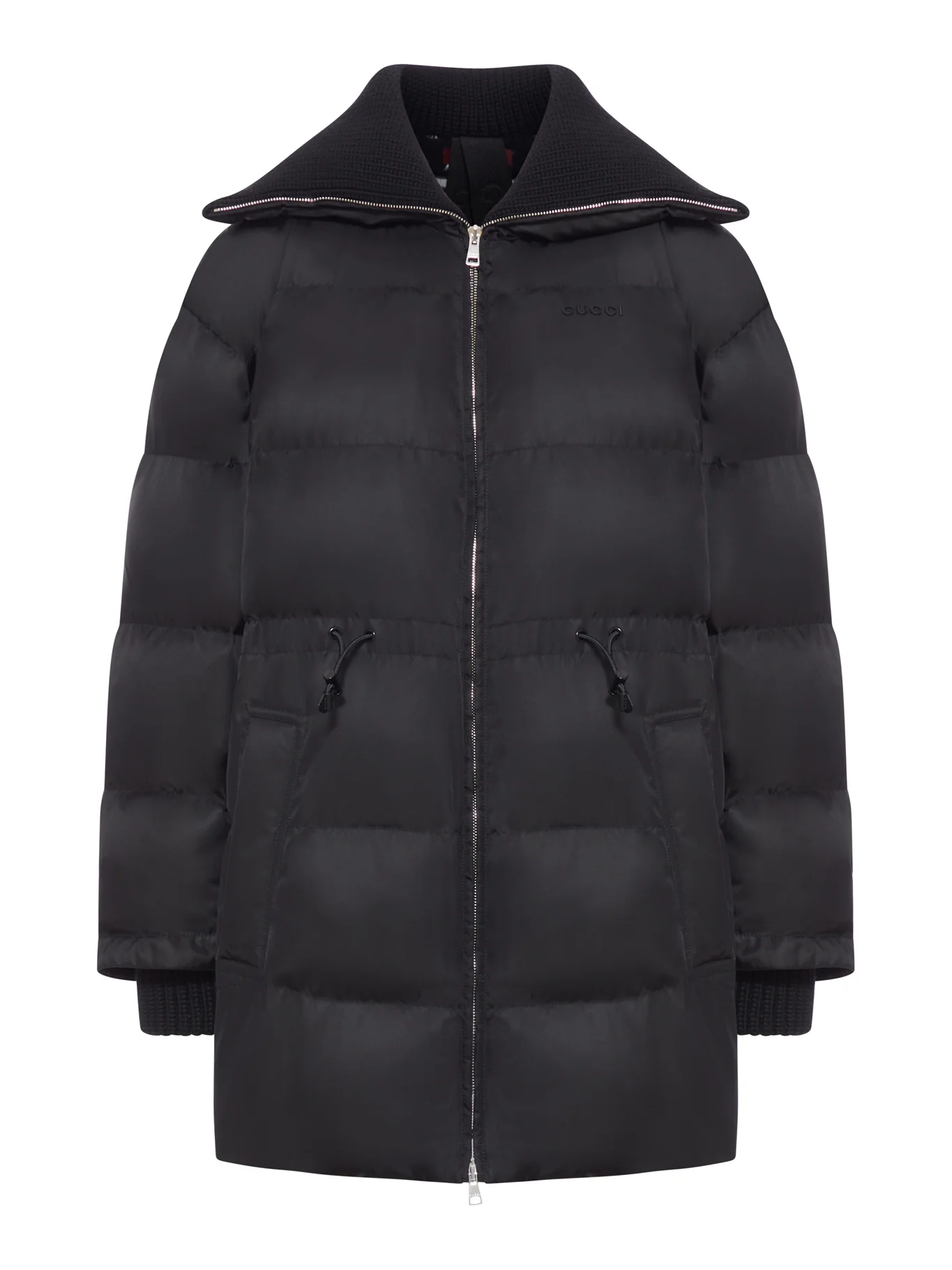 PADDED BOMBER JACKET WITH GABARDINE TRIM
