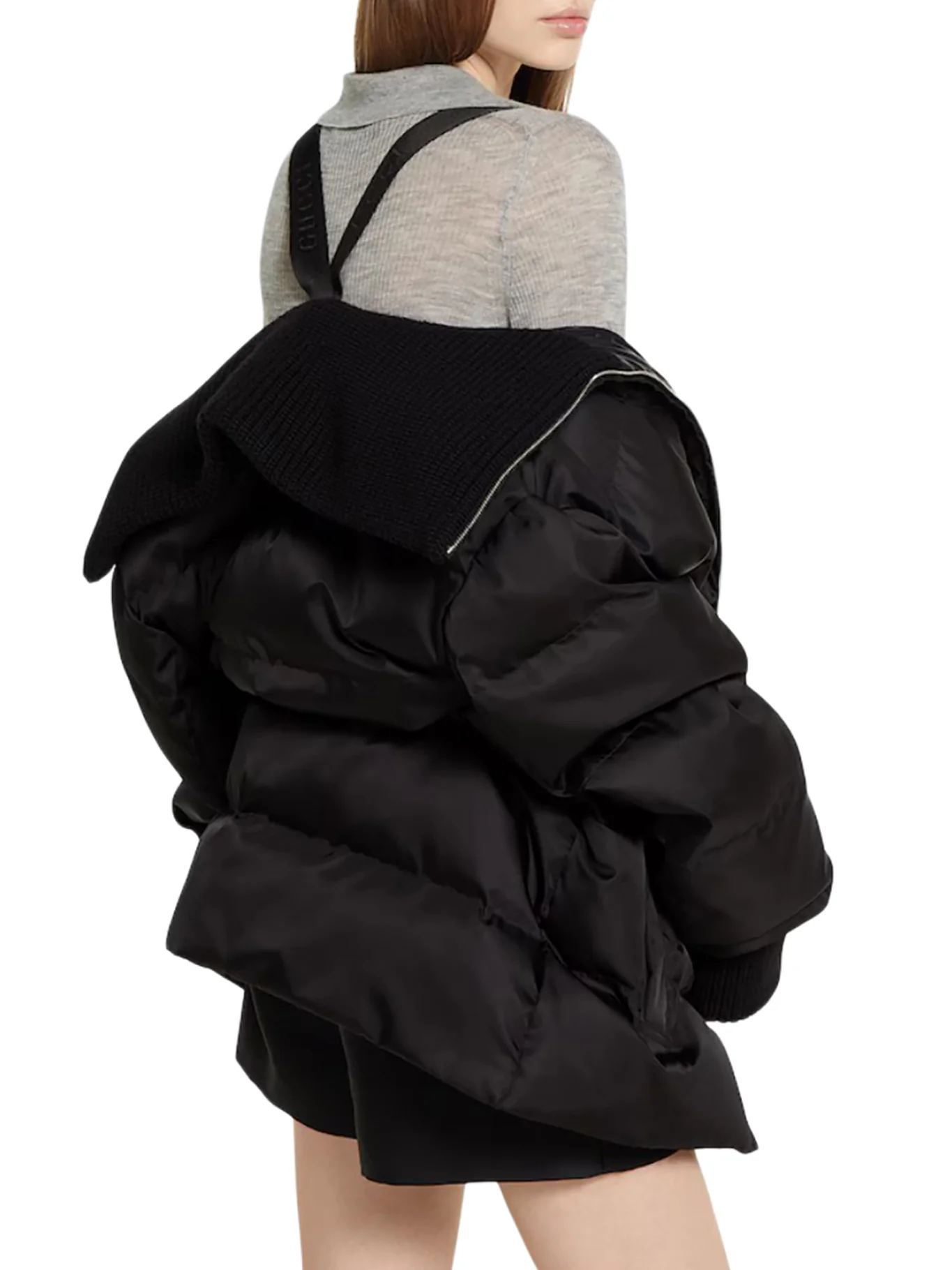 PADDED BOMBER JACKET WITH GABARDINE TRIM - Image 5
