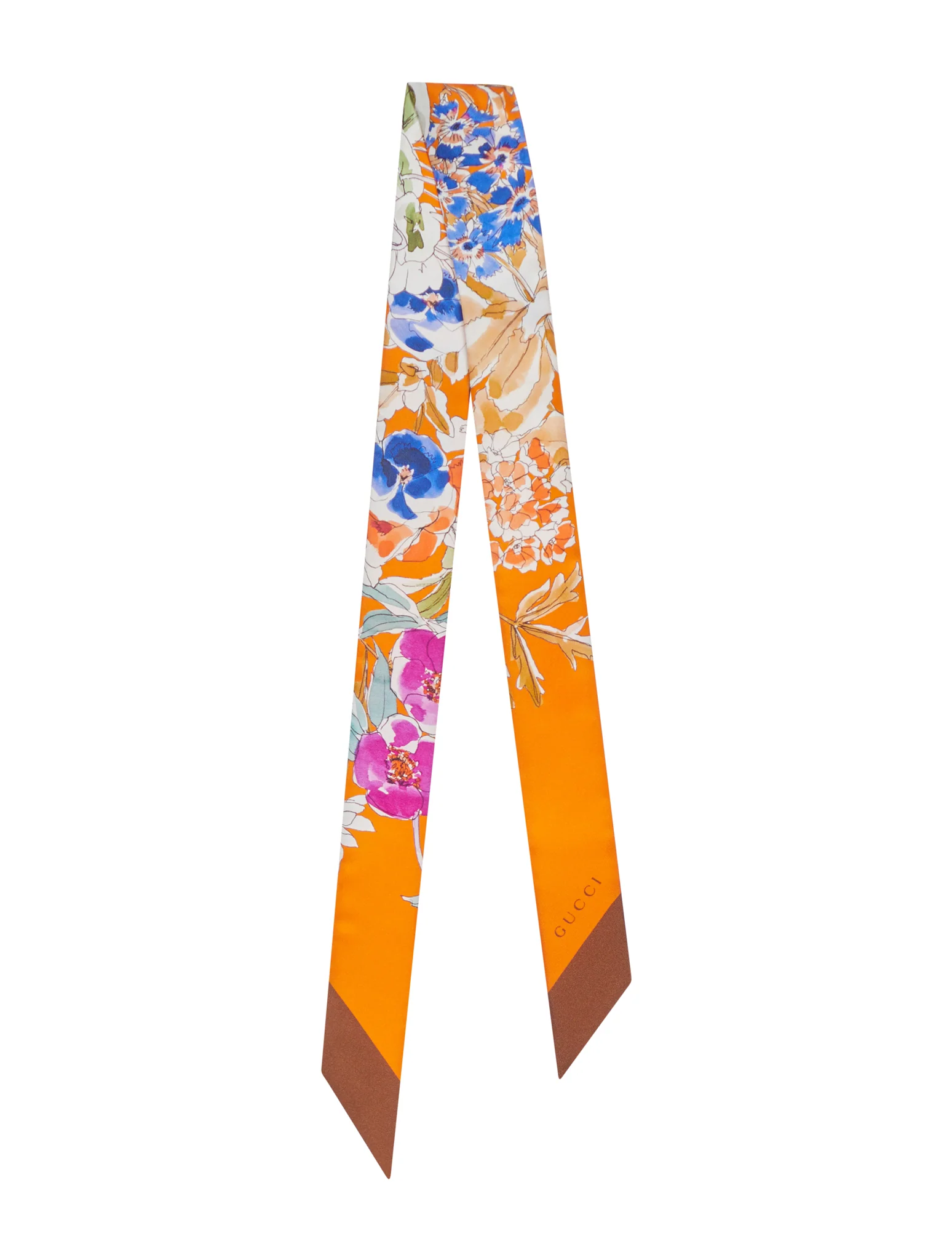 PRINTED SILK TWILL RIBBON