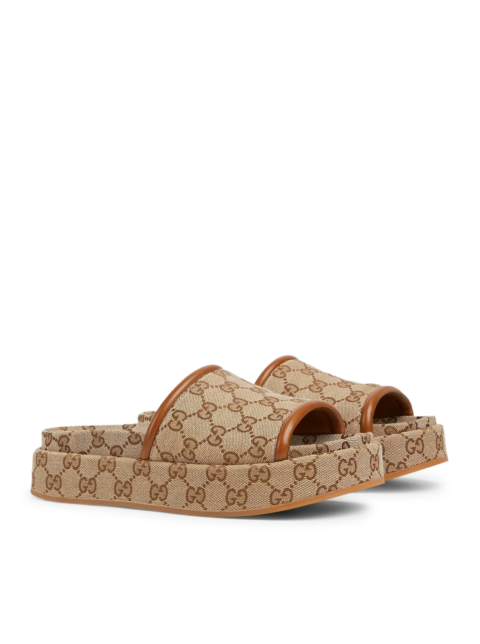 WOMEN`S PLATFORM SANDAL WITH GG - Image 3