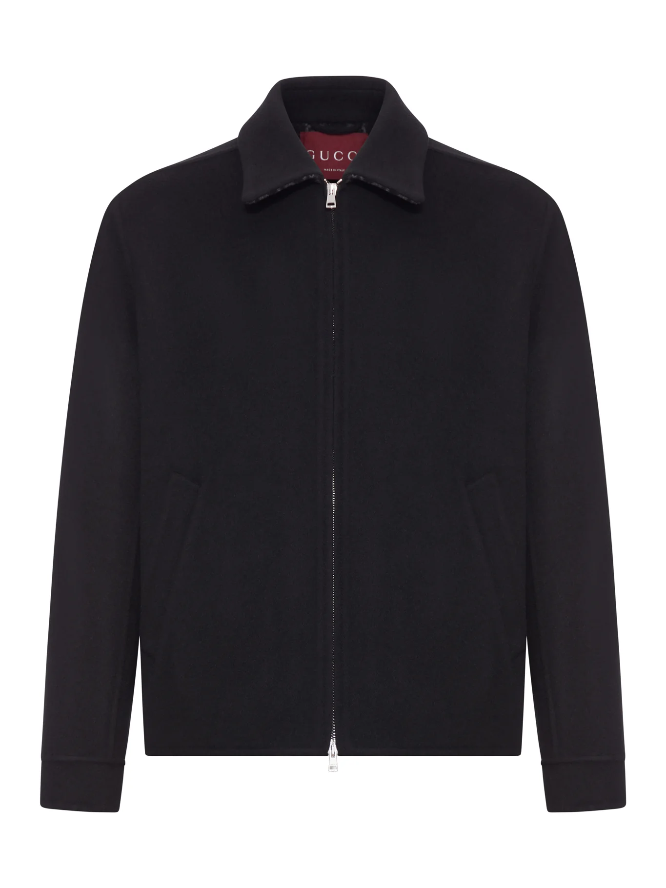 WOOL JACKET WITH ZIP