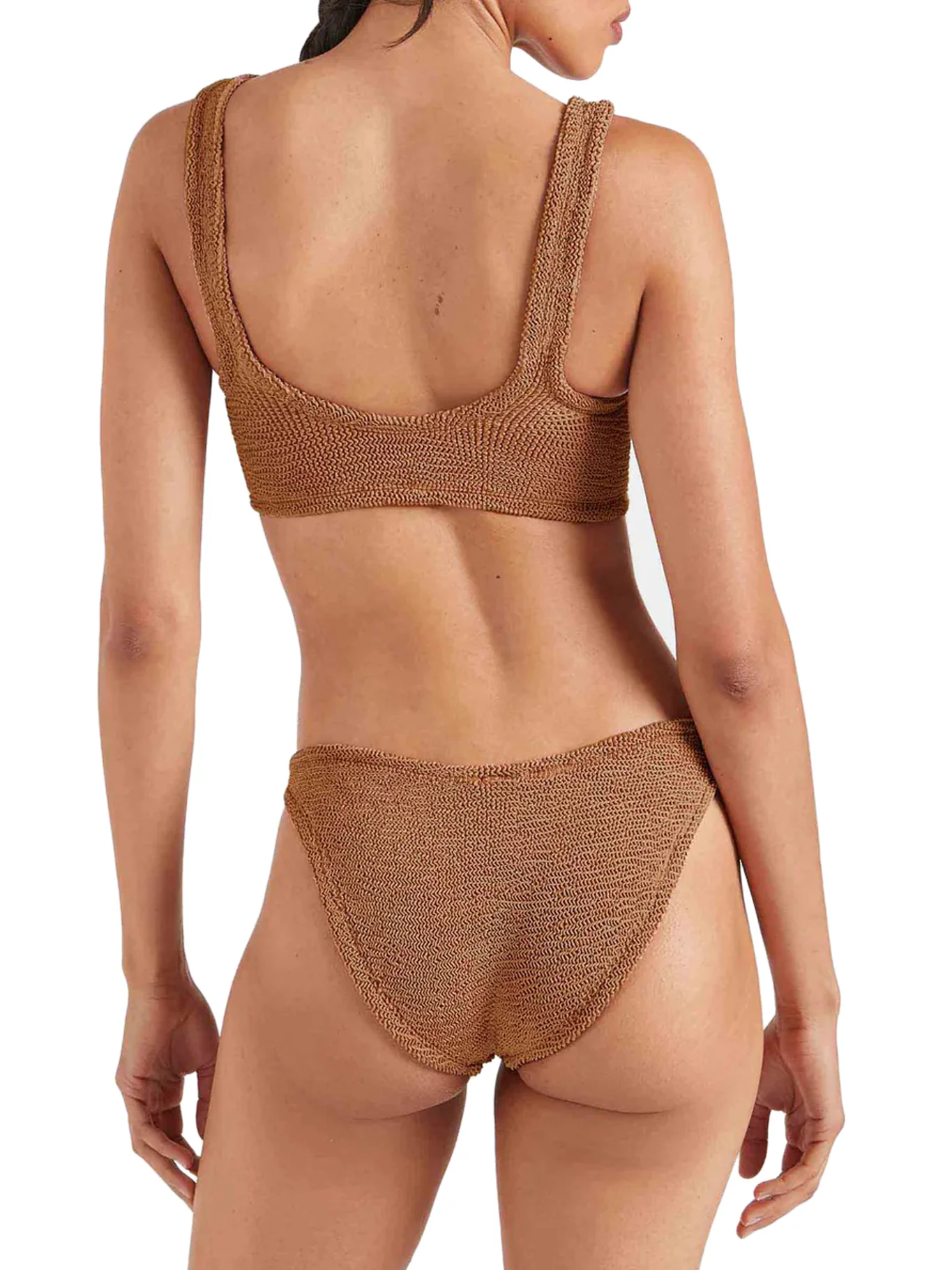 XANDRA BIKINI METALLIC COCOA - Image 4