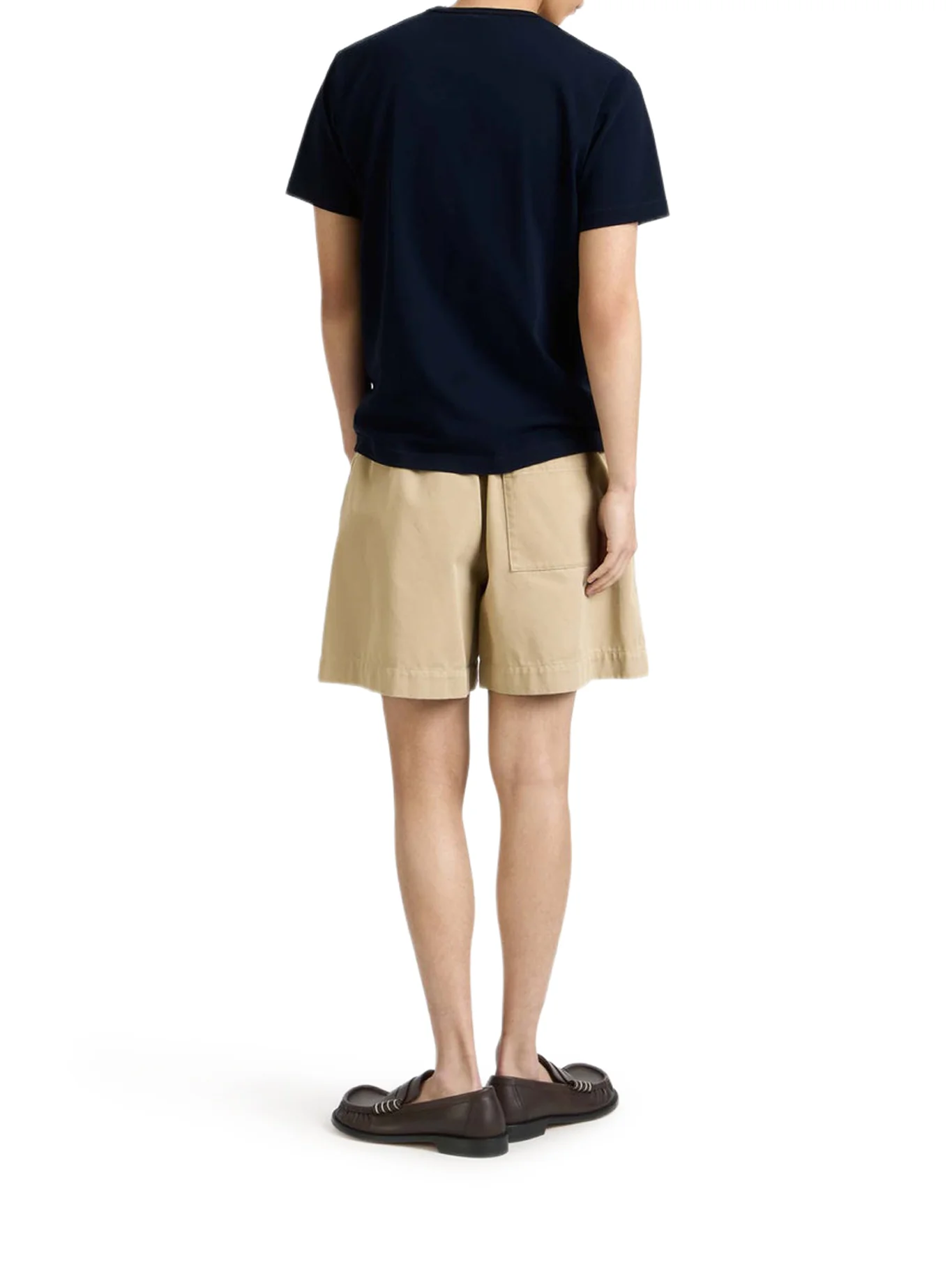 MEN`S NAVY BLUE "RIBBON ANCHOR" COTTON T-SHIRT - Image 4