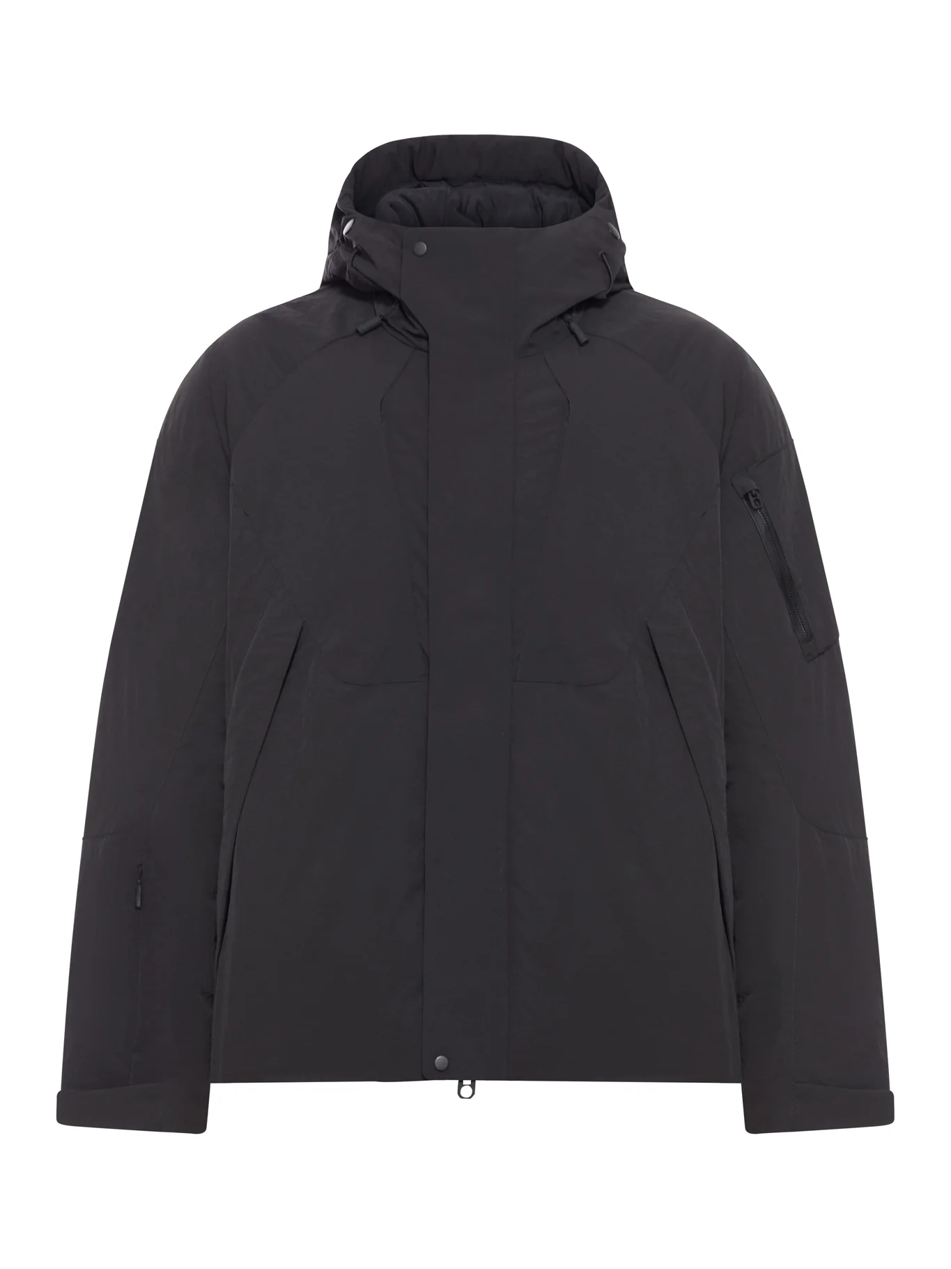 HYBRID DOWN JACKET WITH HOOD