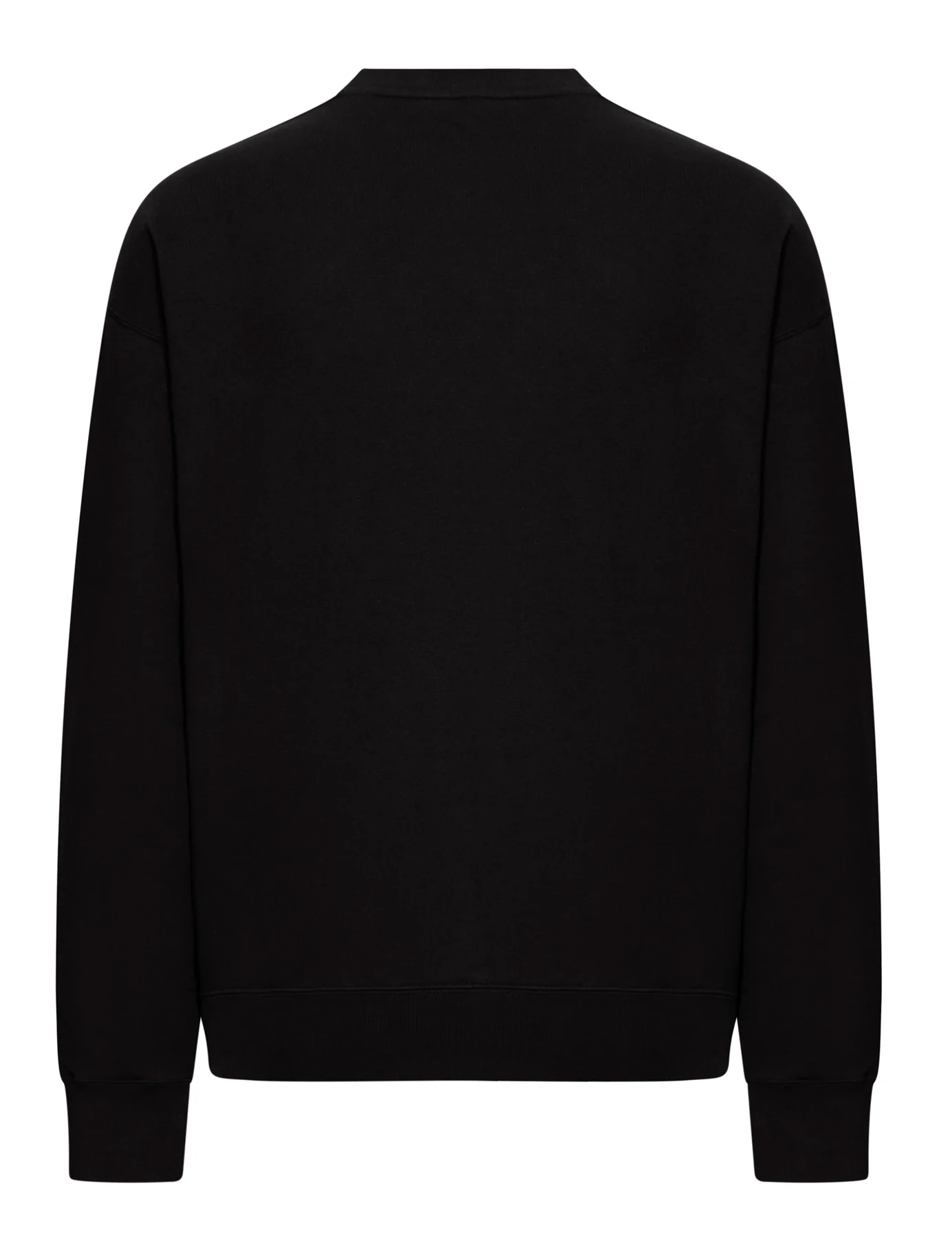 BLACK COTTON SWEATSHIRT - Image 2