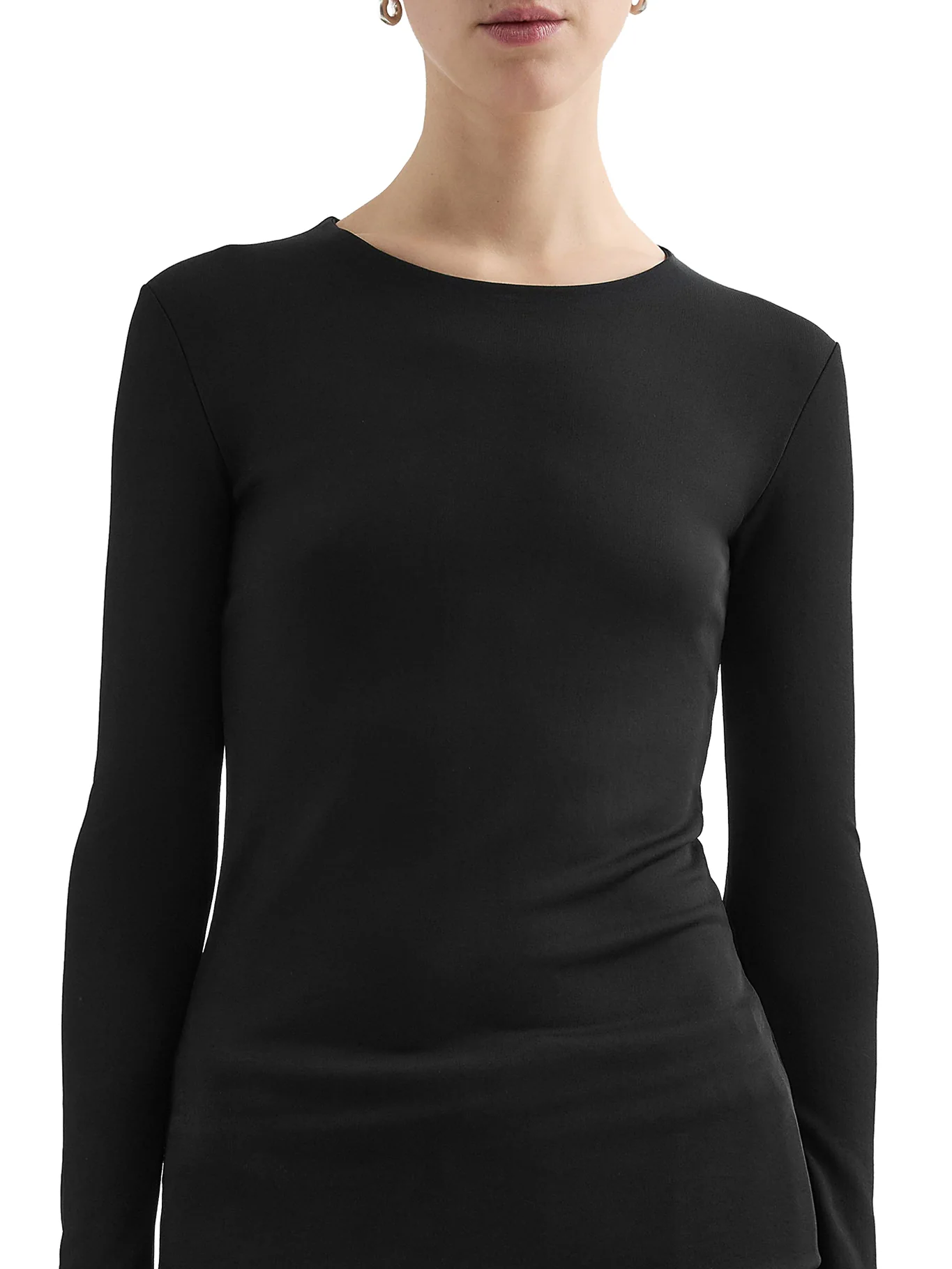 CREW NECK LONG SLEEVE T-SHIRT - Image 3