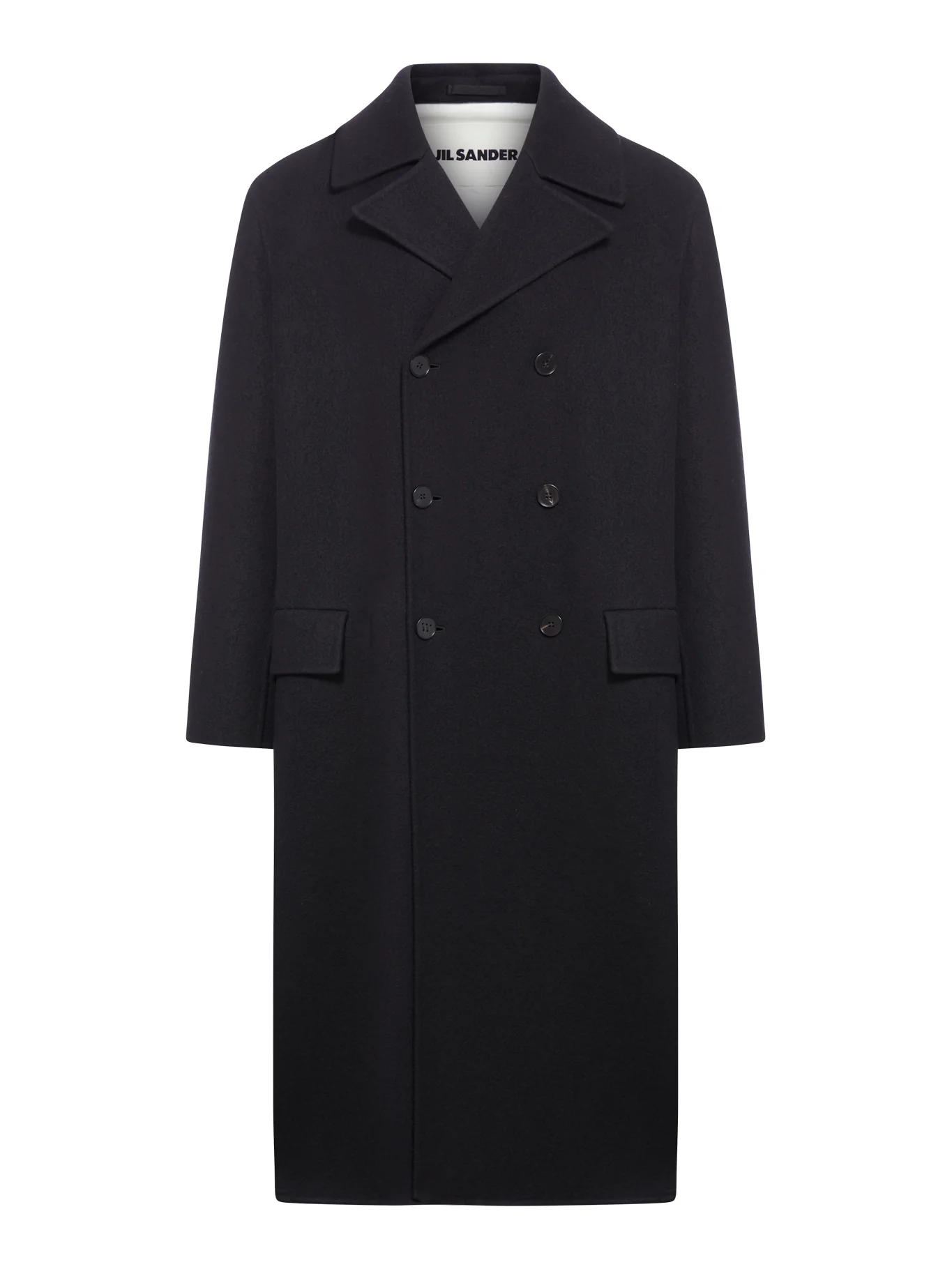 DOUBLE-BREASTED VIRGIN WOOL COAT