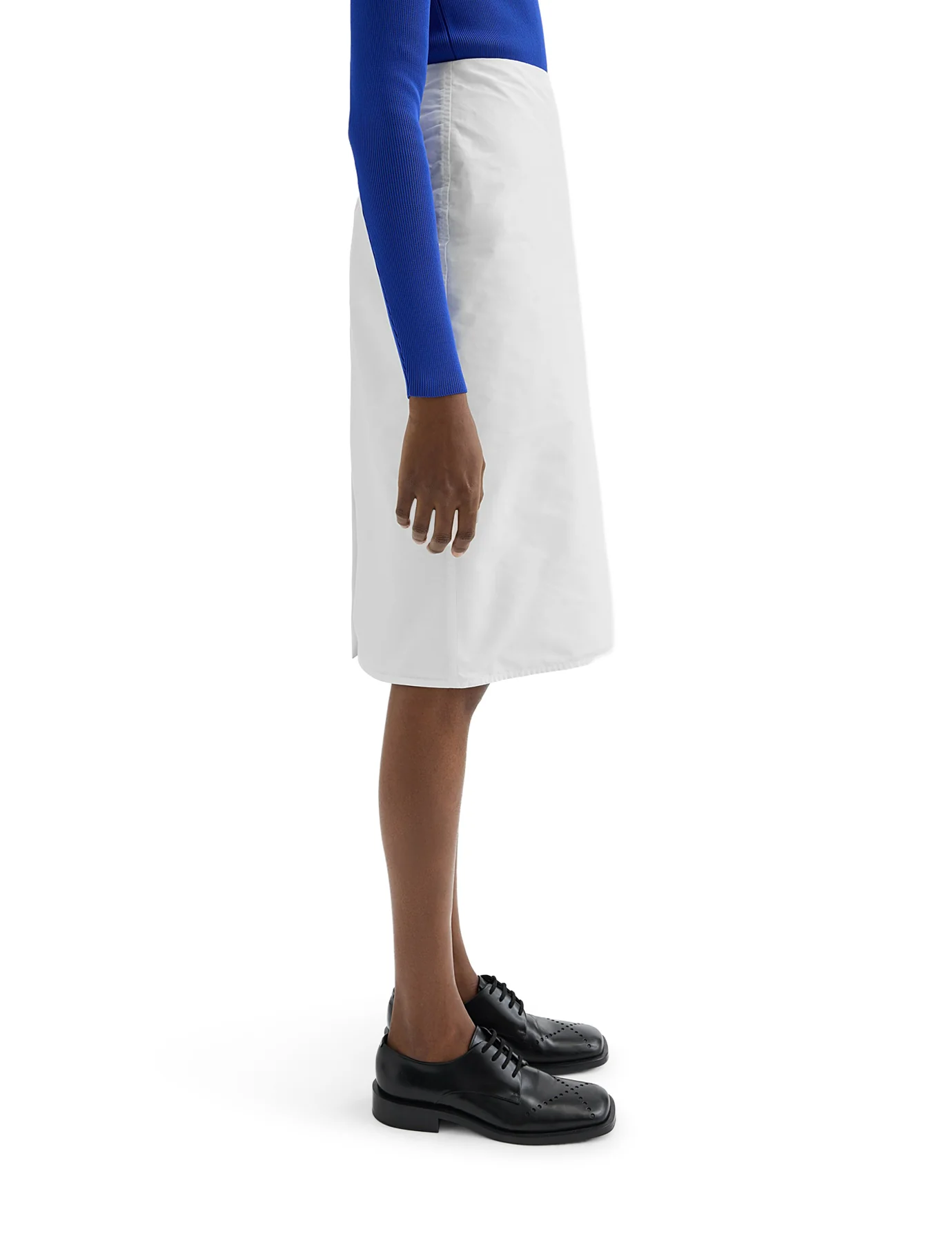 HIGH-WAISTED SKIRT IN TECHNICAL FABRIC - Image 5