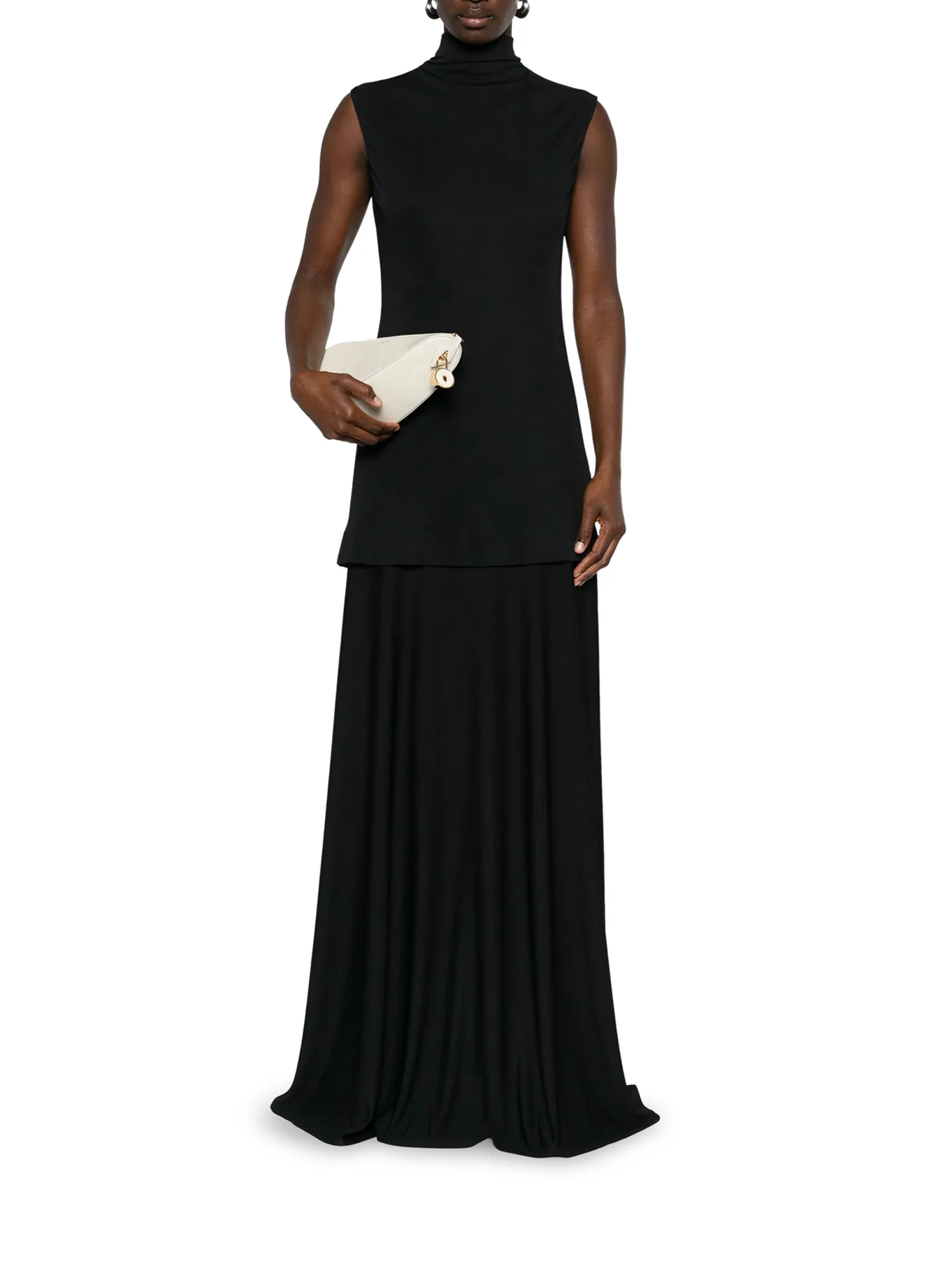 LONG SLEEVELESS DRESS - Image 2