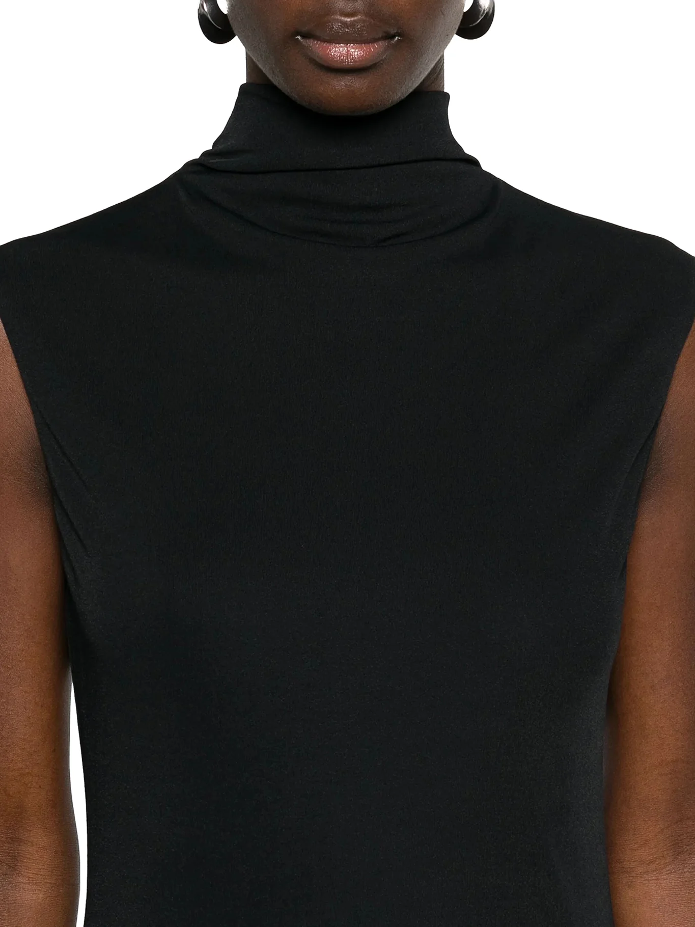 LONG SLEEVELESS DRESS - Image 5