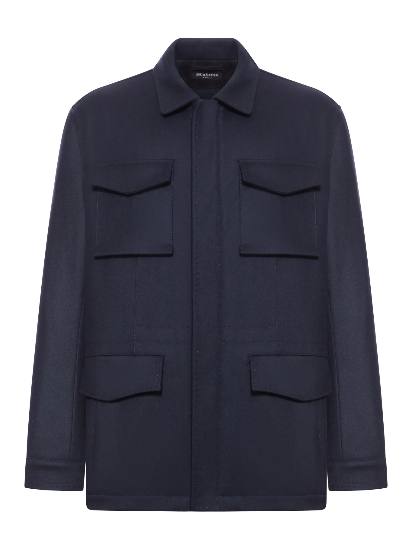 MULTI-POCKET CASHMERE FIELD JACKET