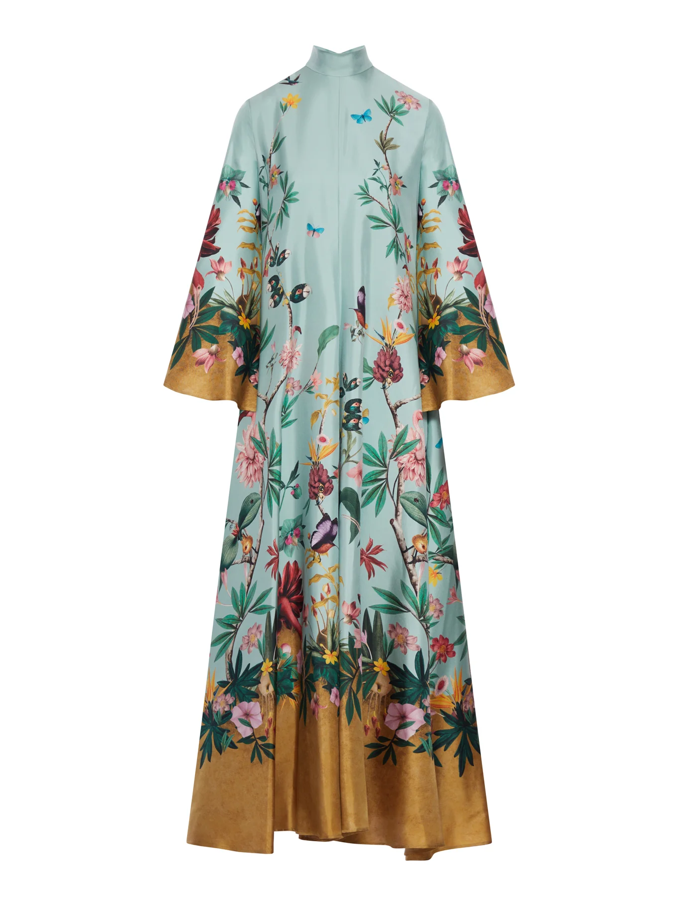 MAGNIFICENT LONG SILK DRESS