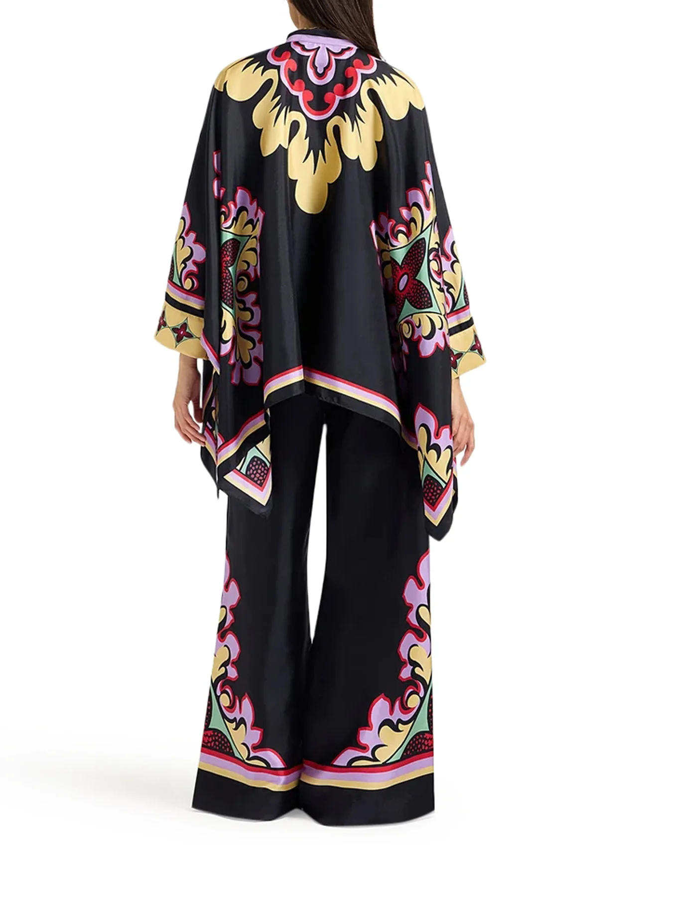 SILK PALAZZO TROUSERS - Image 3