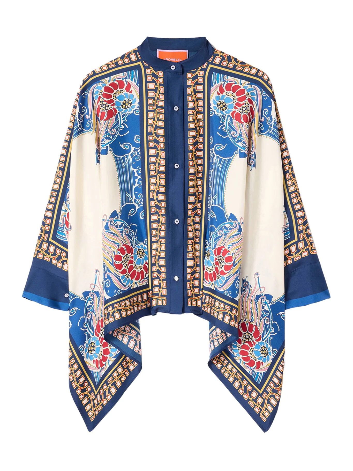 SILK SCARF SHIRT