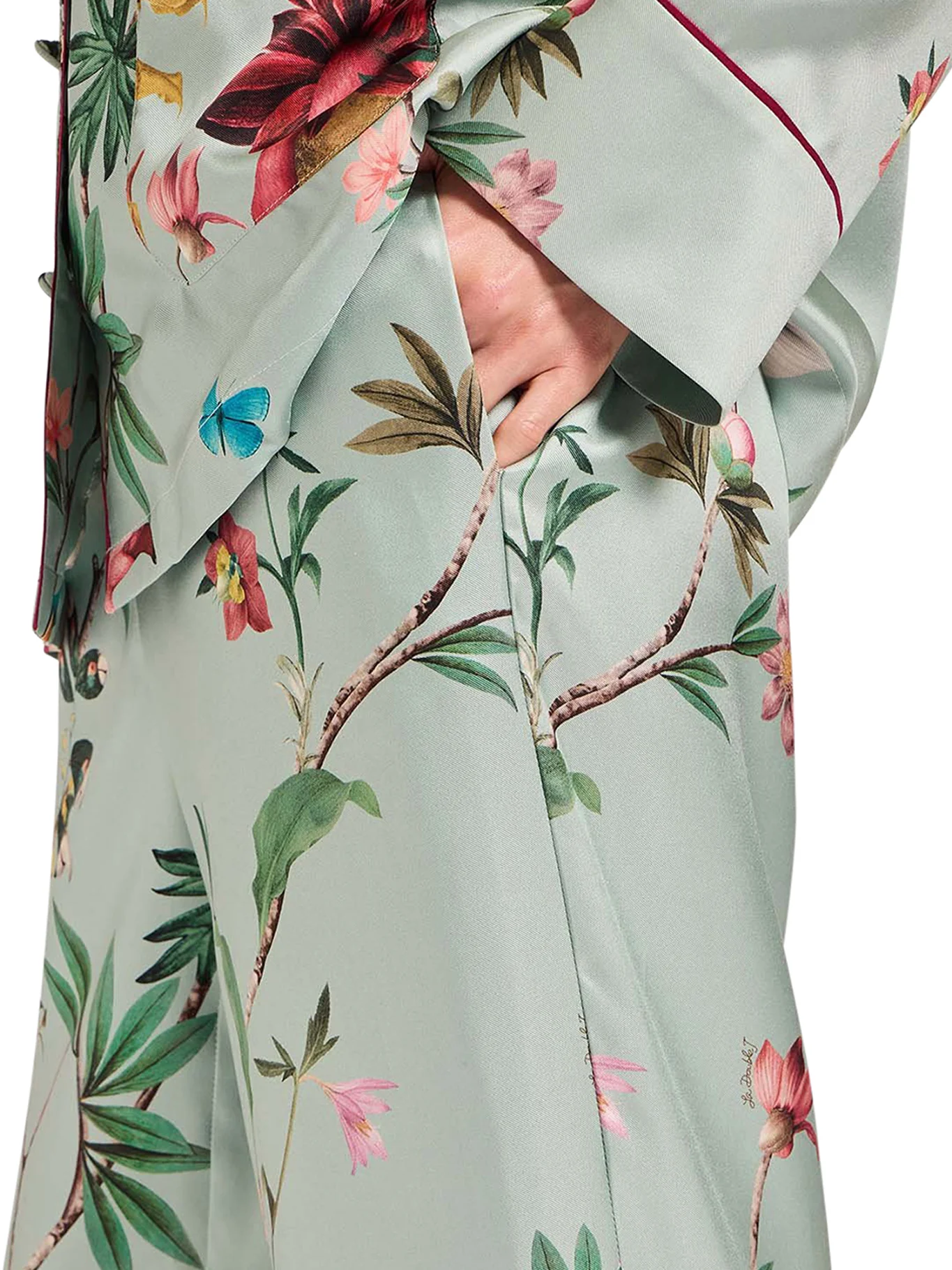 TROUSERS WITH CONTRASTING PROFILES - Image 4