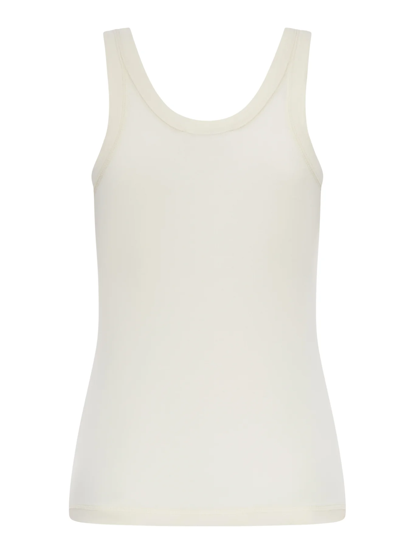 RIBBED COTTON TANK TOP - Image 2