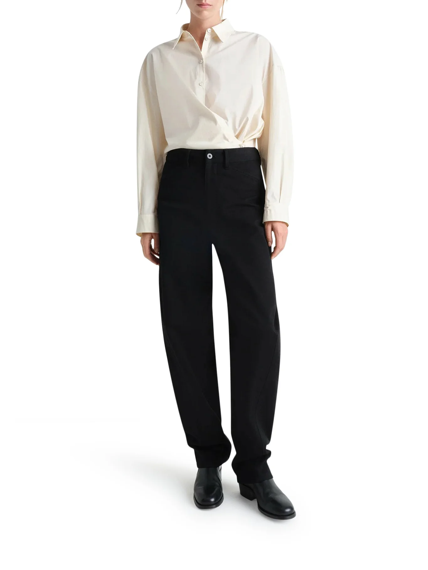 TWISTED COTTON SHIRT - Image 2