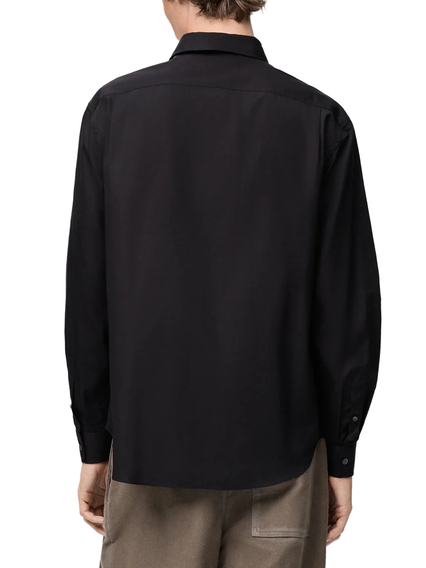 CLASSIC COTTON SHIRT WITH EMBROIDERED ANAGRAM LOGO - Image 4
