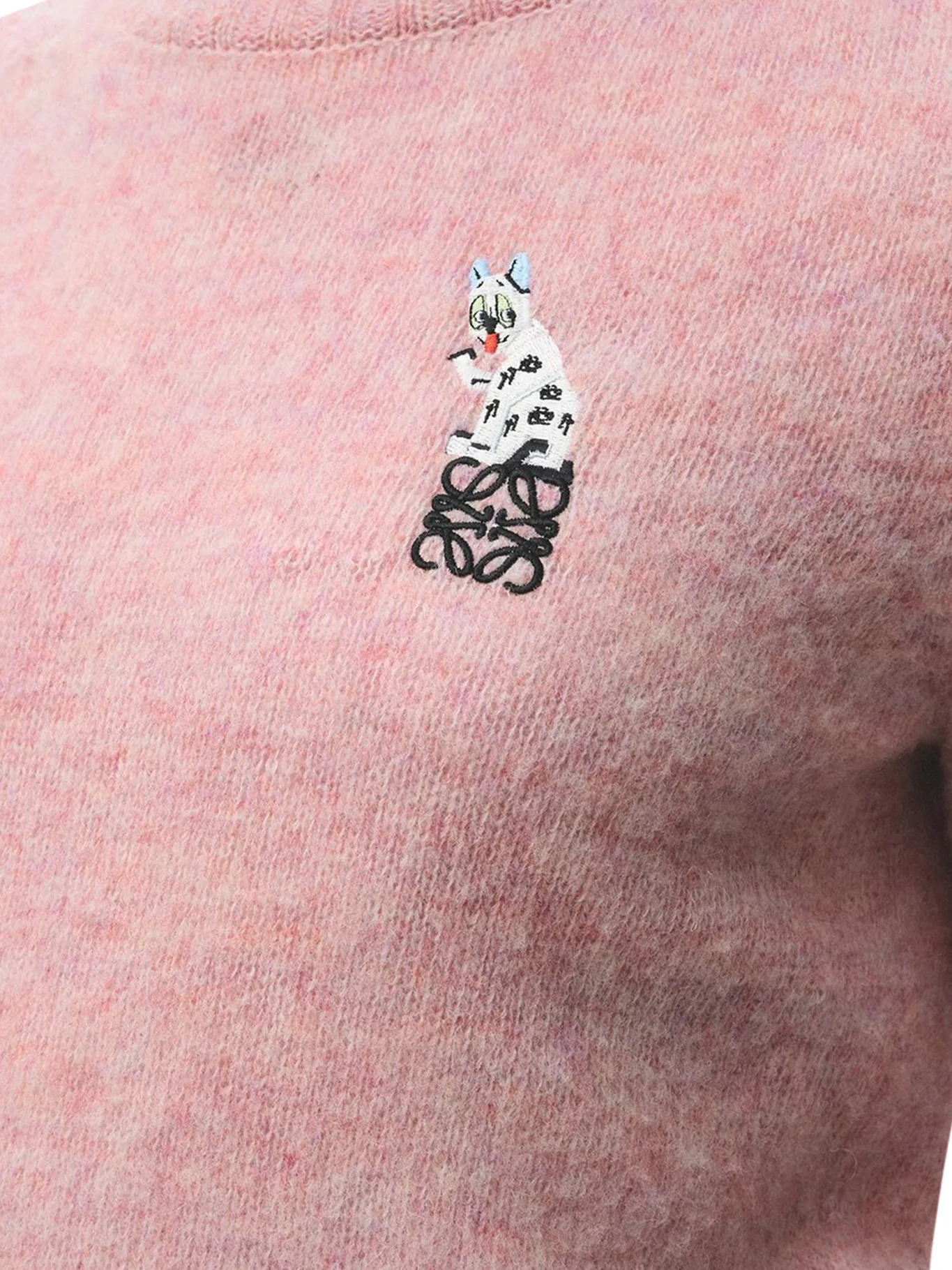 MEDIUM WEIGHT BRUSHED WOOL SWEATER - Image 4